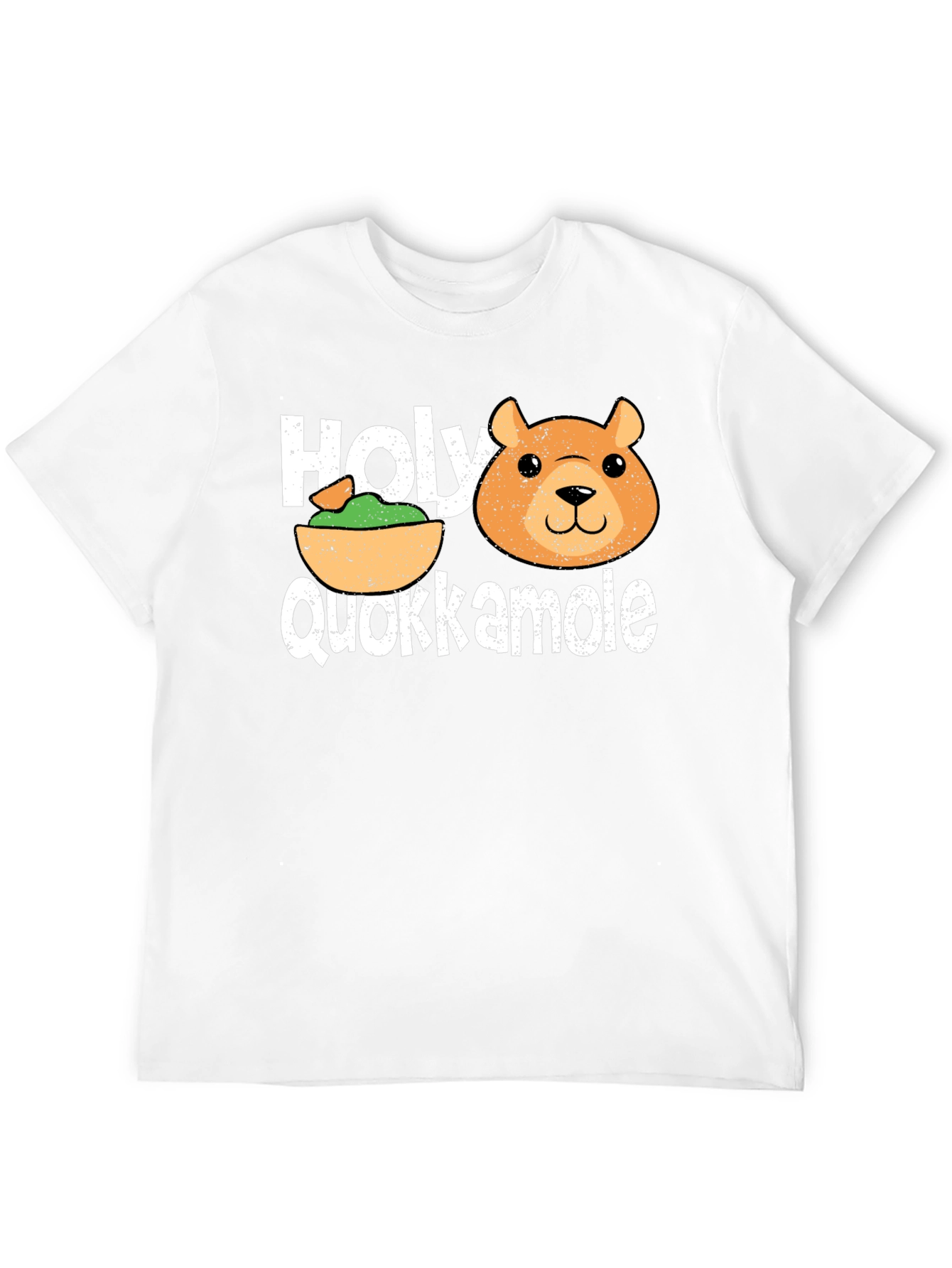 Holy Quokkamole T-Shirt: Funny Guacamole & Quokka Tee