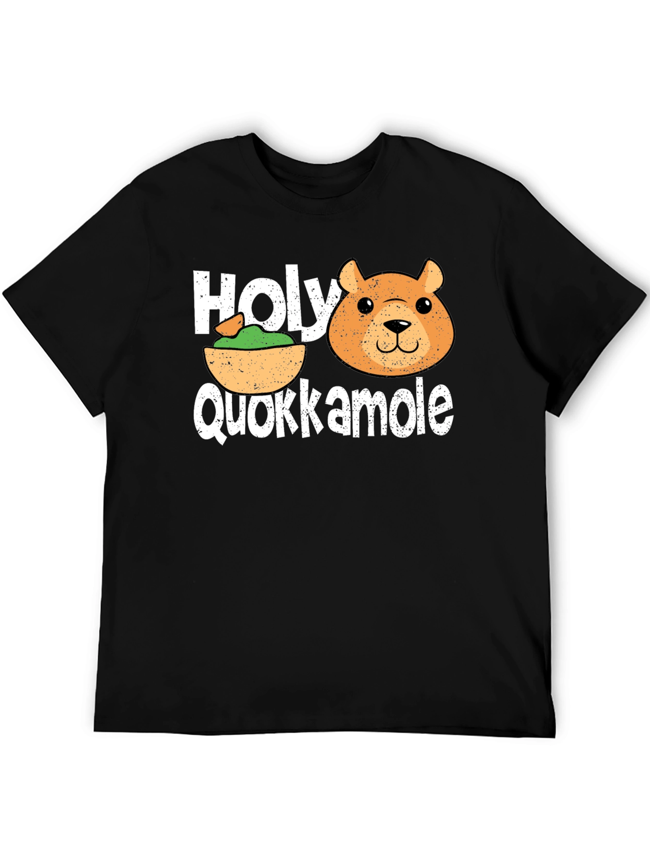 Holy Quokkamole T-Shirt: Funny Guacamole & Quokka Tee