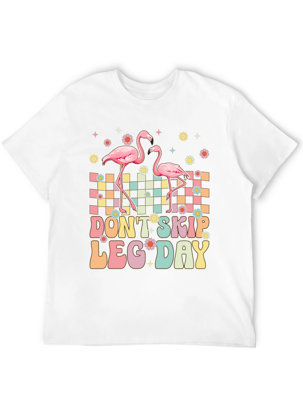 Flamingo Leg Day Graphic Tee