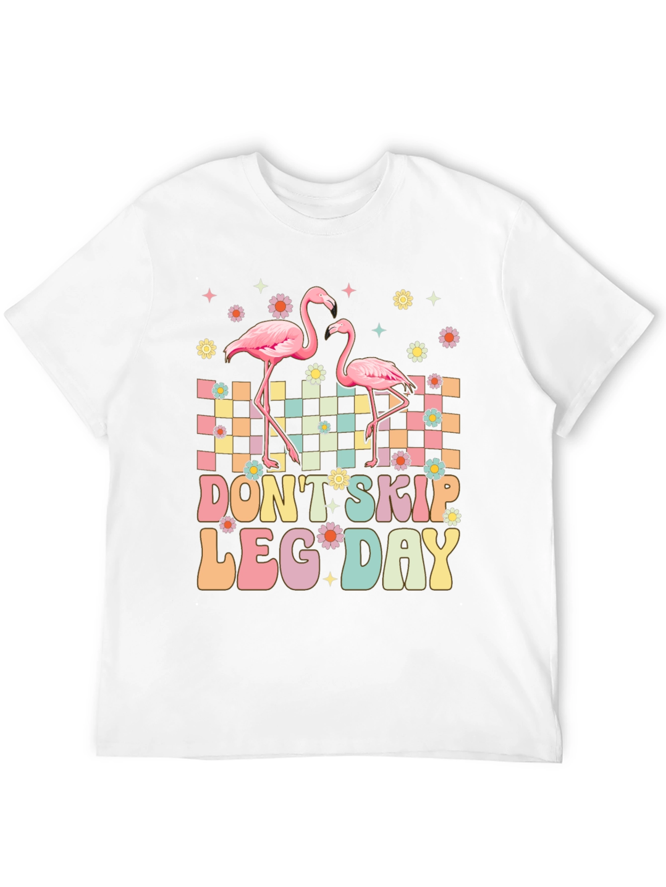 Flamingo Leg Day Graphic Tee