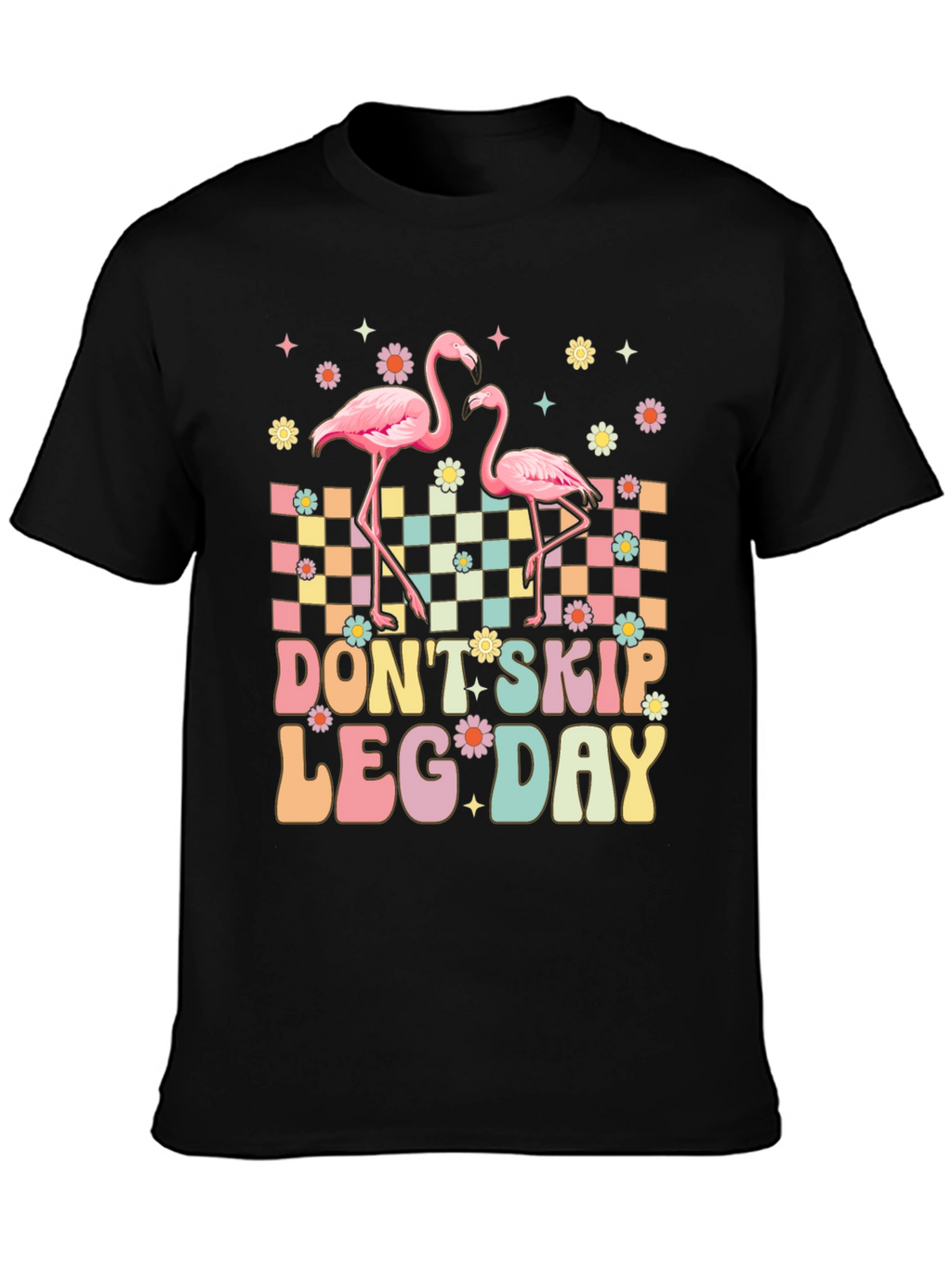 Flamingo Leg Day Graphic Tee