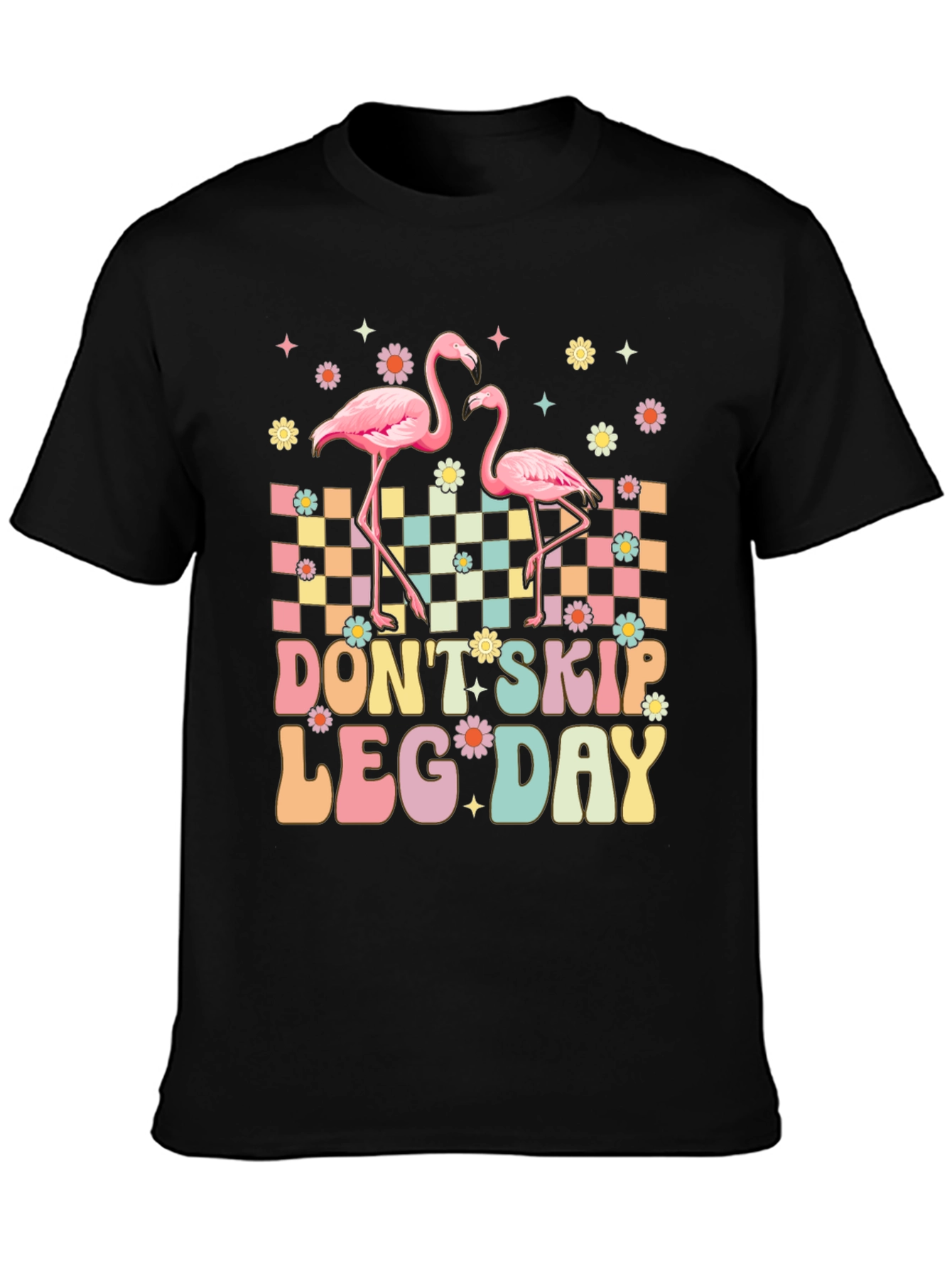 Flamingo Leg Day Graphic Tee