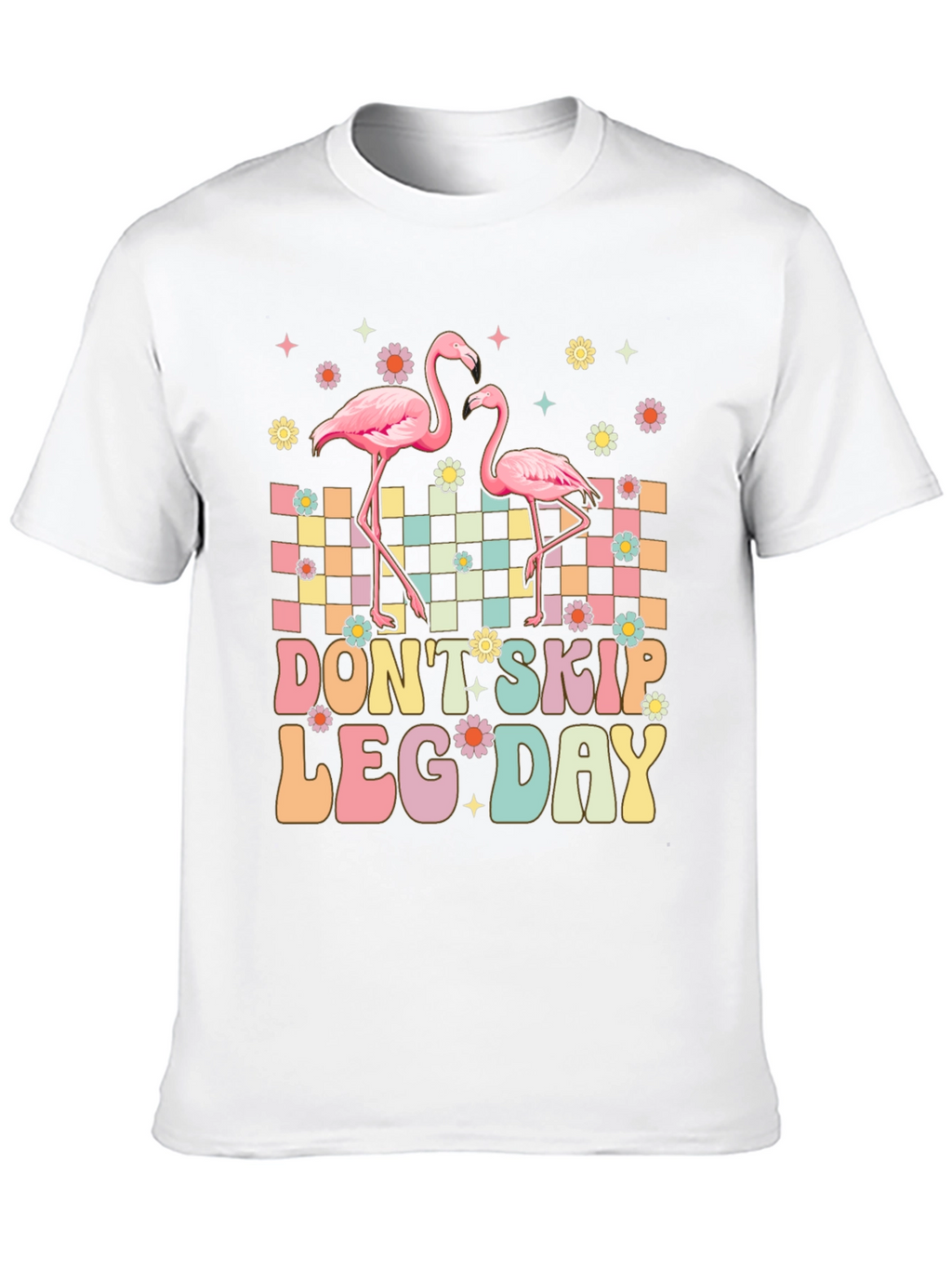 Flamingo Leg Day Graphic Tee