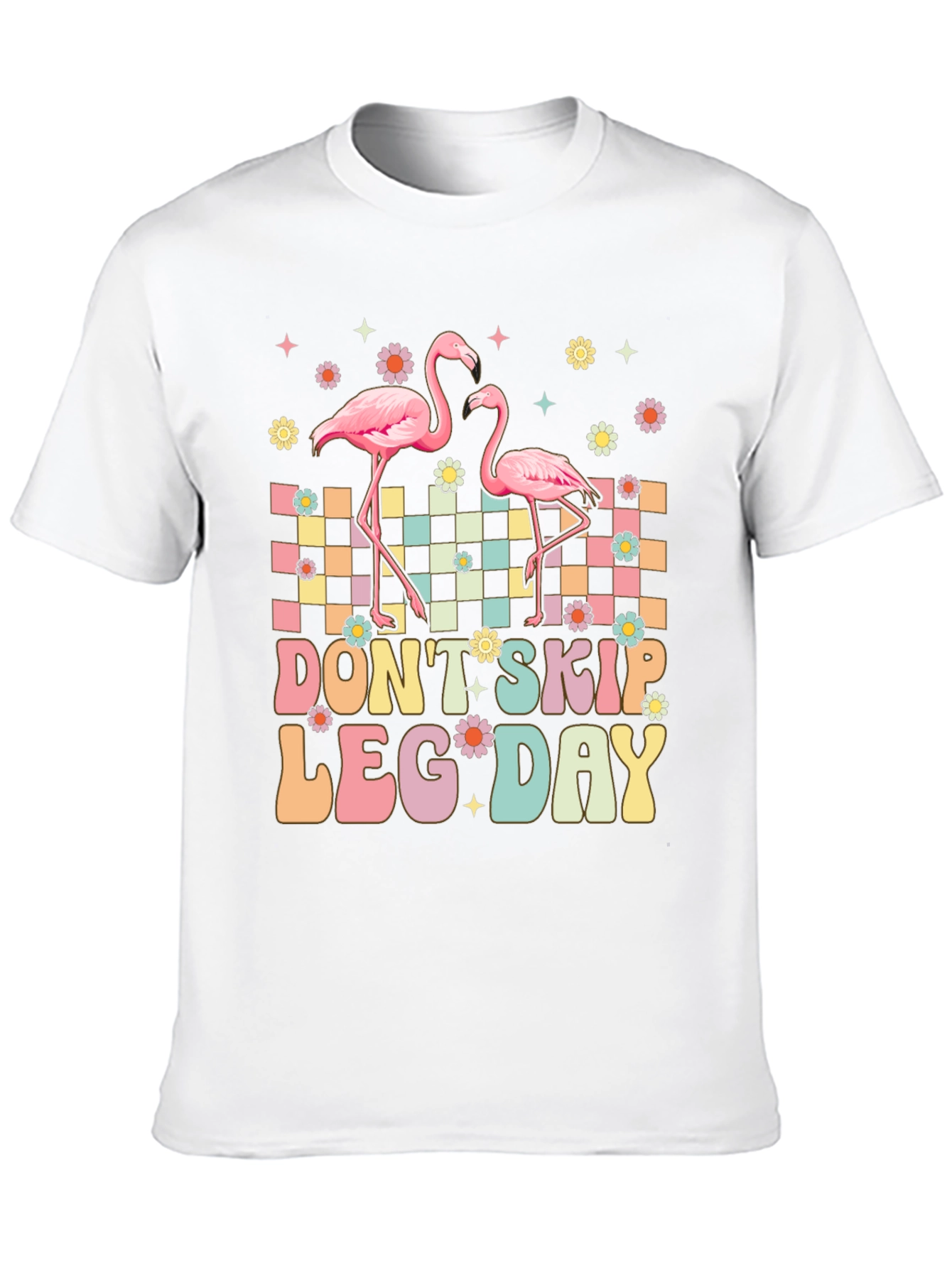 Flamingo Leg Day Graphic Tee