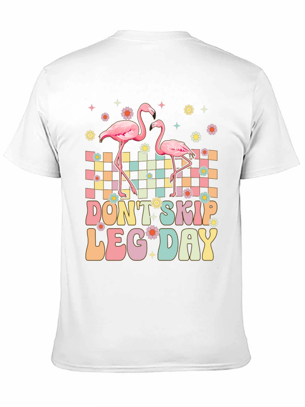 Flamingo Leg Day Graphic Tee