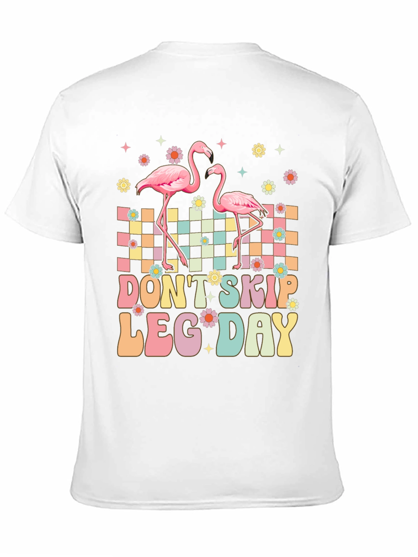 Flamingo Leg Day Graphic Tee