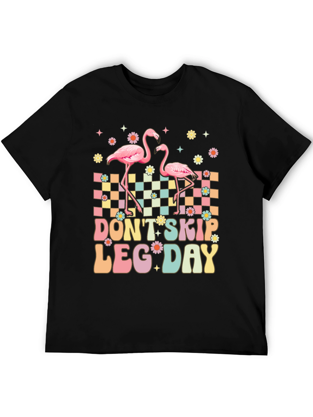 Flamingo Leg Day Graphic Tee