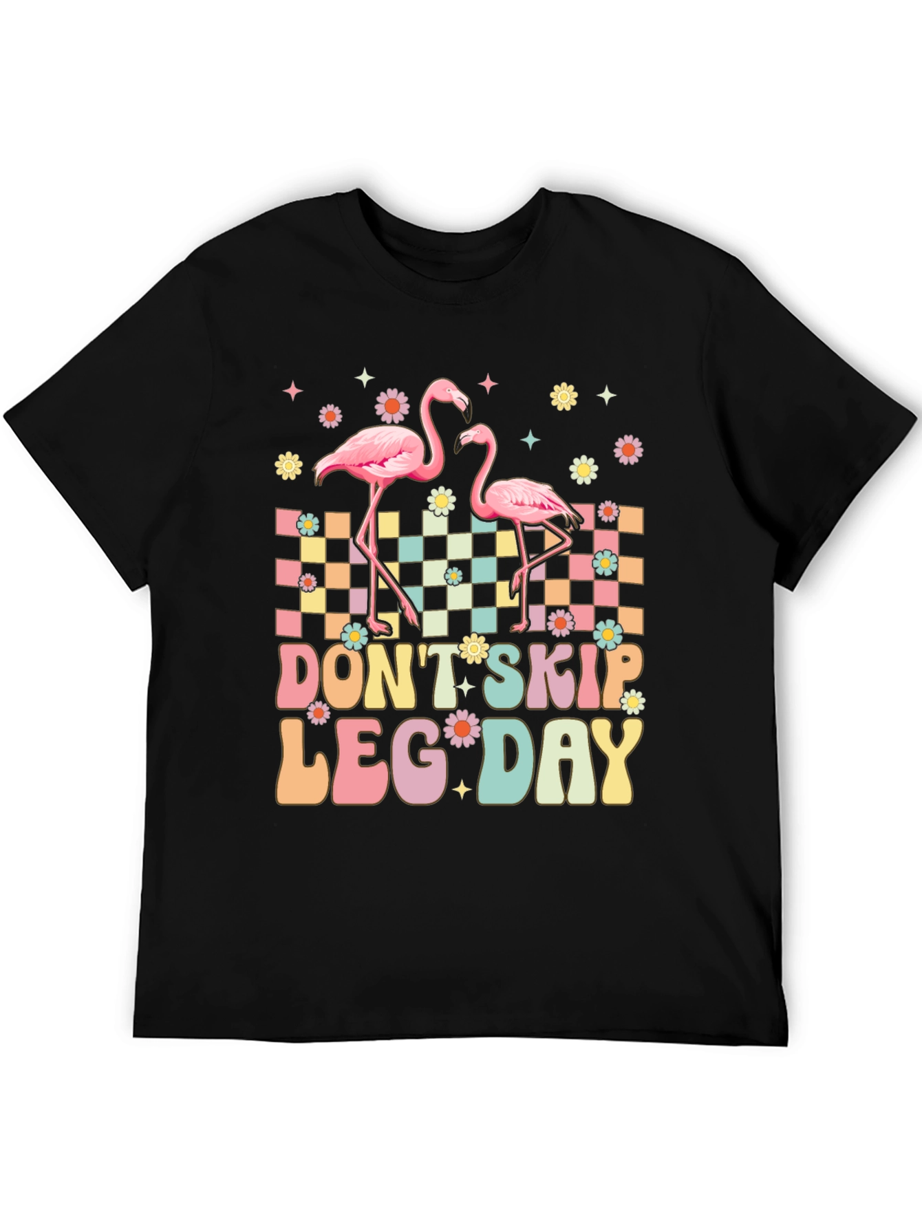 Flamingo Leg Day Graphic Tee