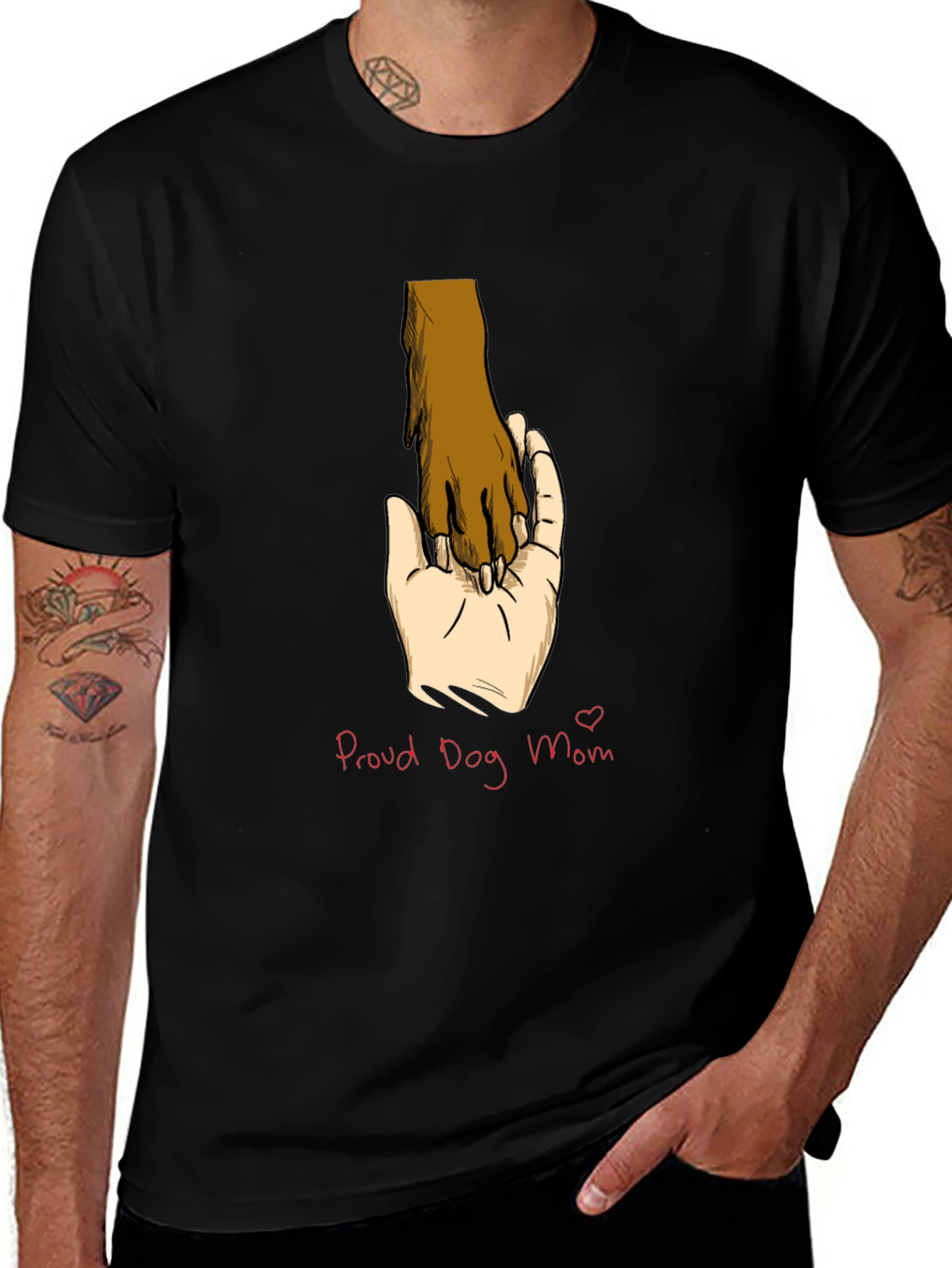 Proud Dog Mom Graphic Tee