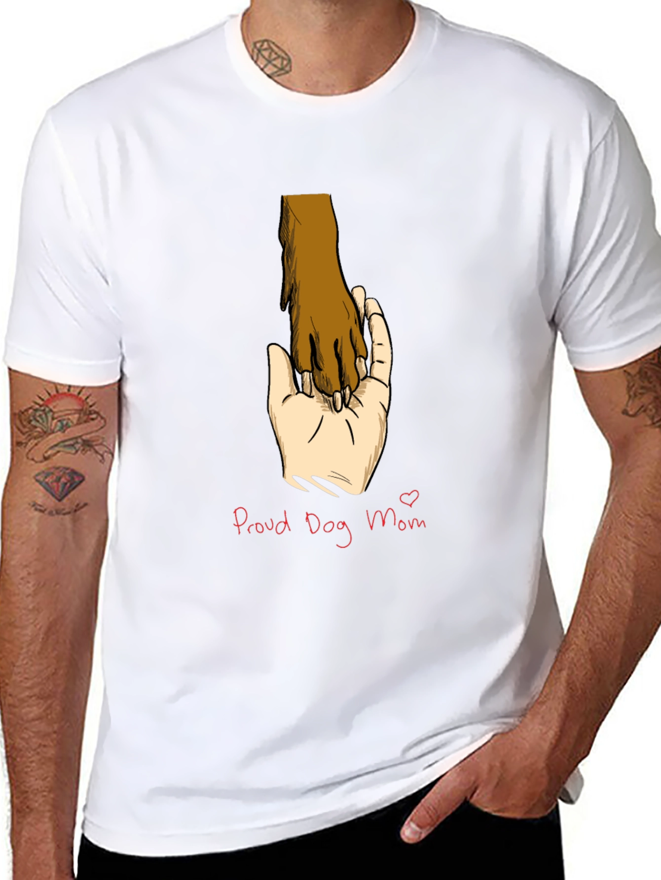 Proud Dog Mom Graphic Tee