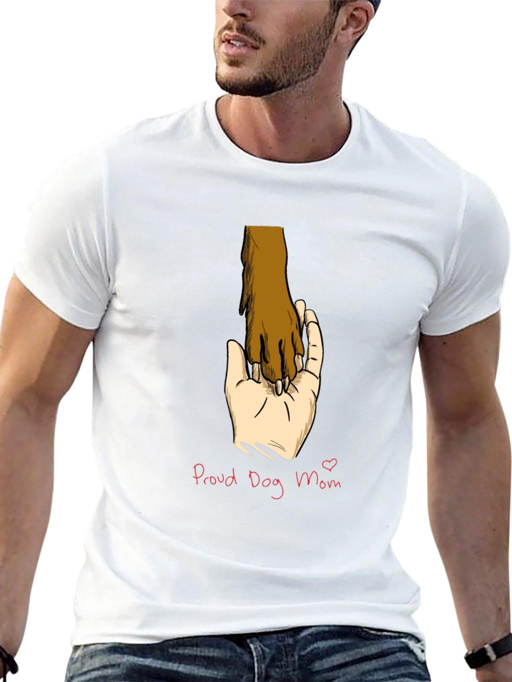 Proud Dog Mom Graphic Tee