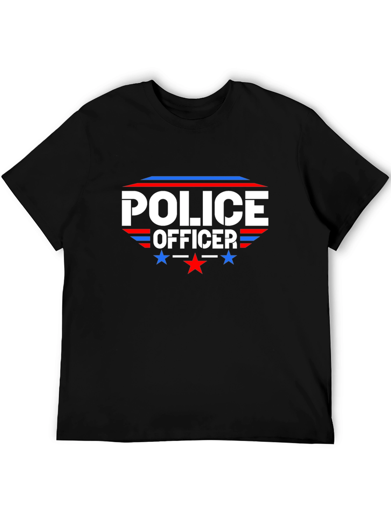Police Officer Graphic T-Shirt