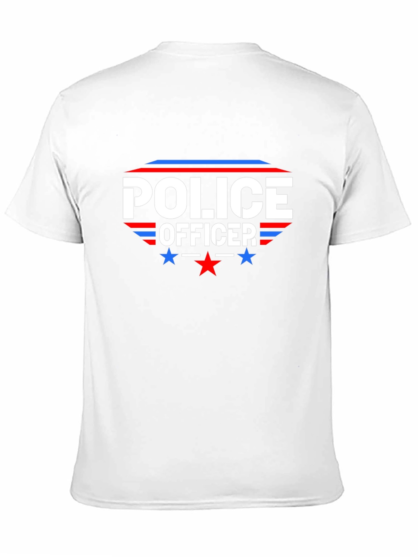 Police Officer Graphic T-Shirt