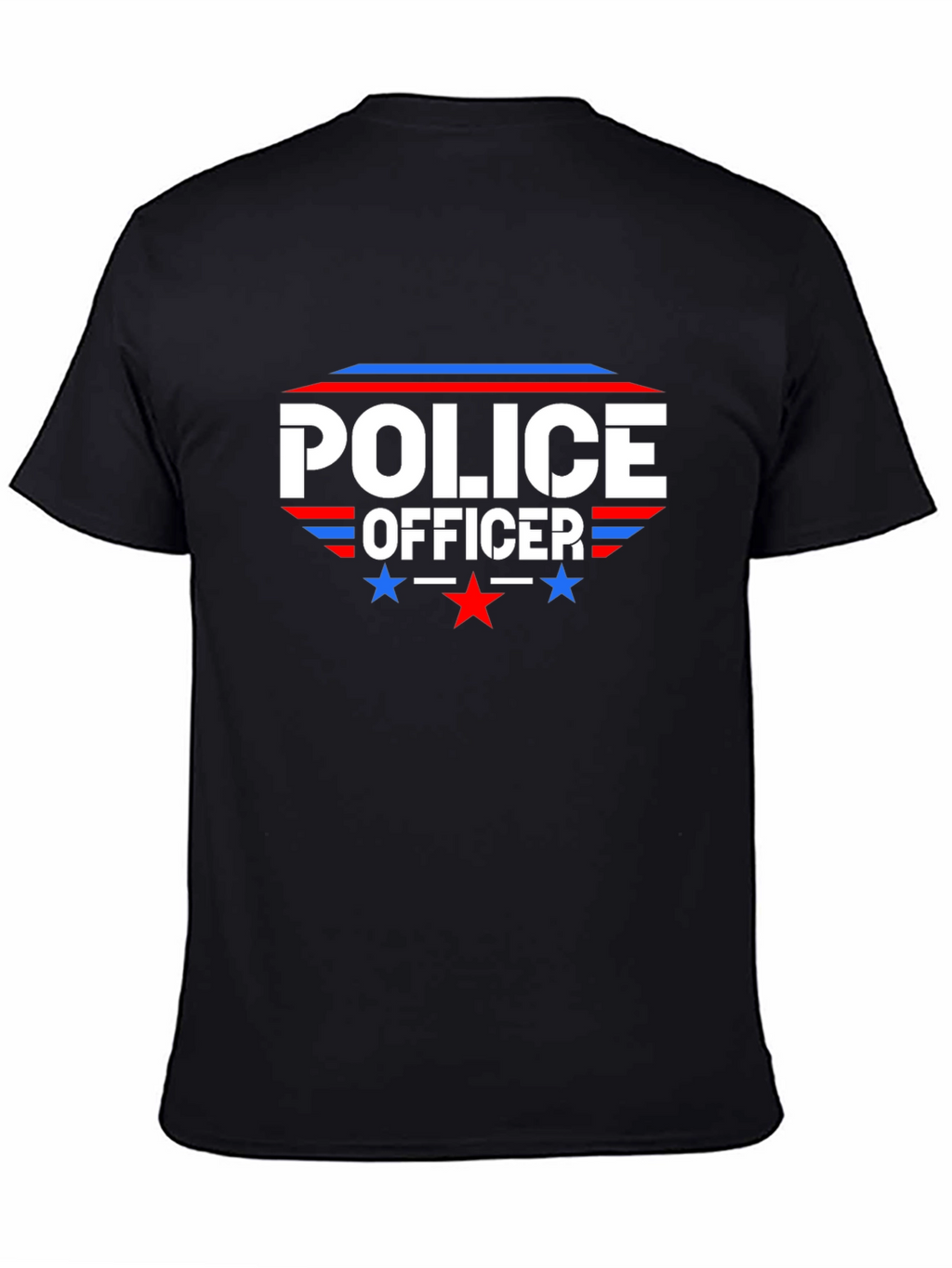 Police Officer Graphic T-Shirt