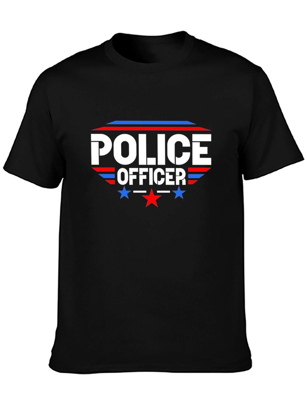 Police Officer Graphic T-Shirt