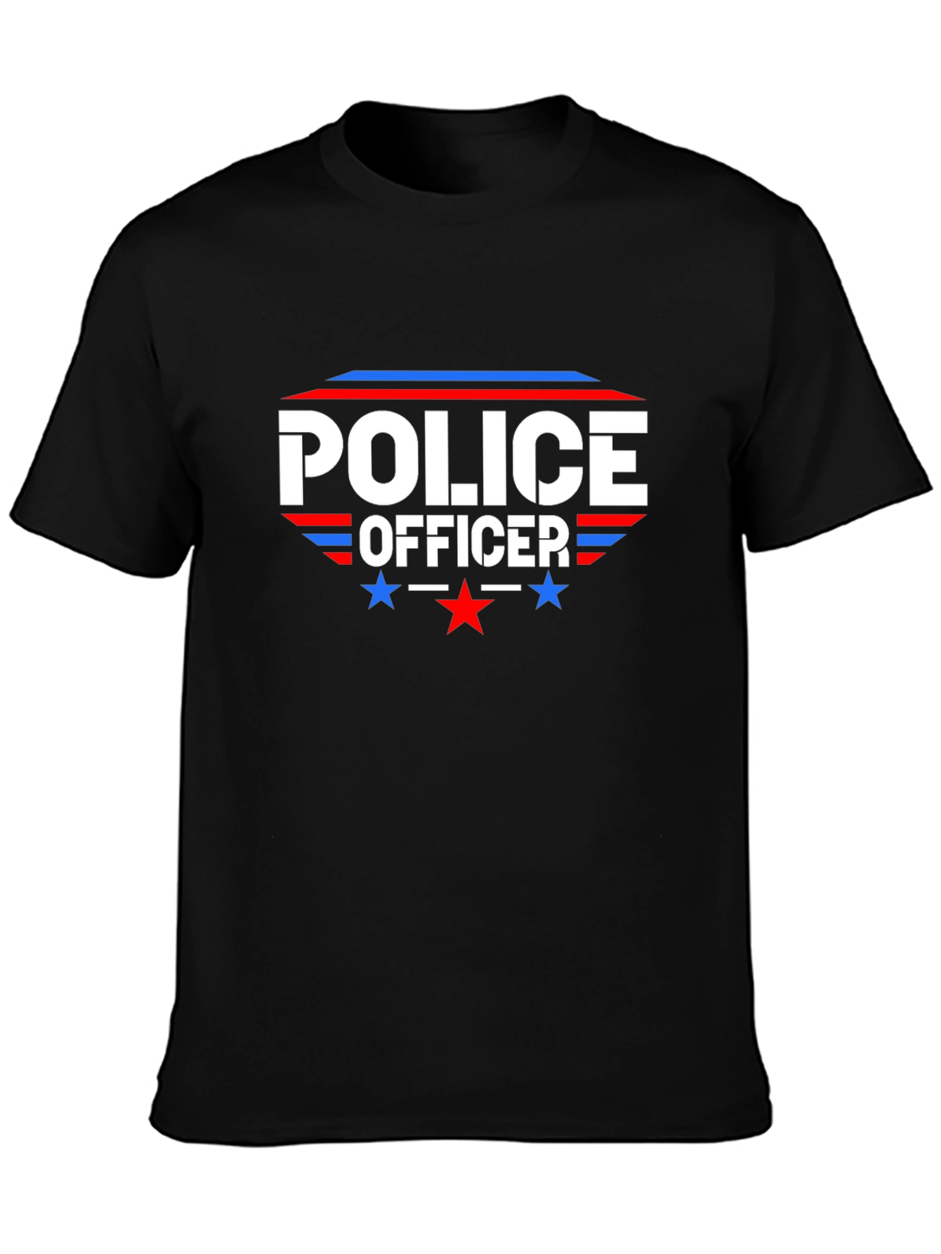 Police Officer Graphic T-Shirt