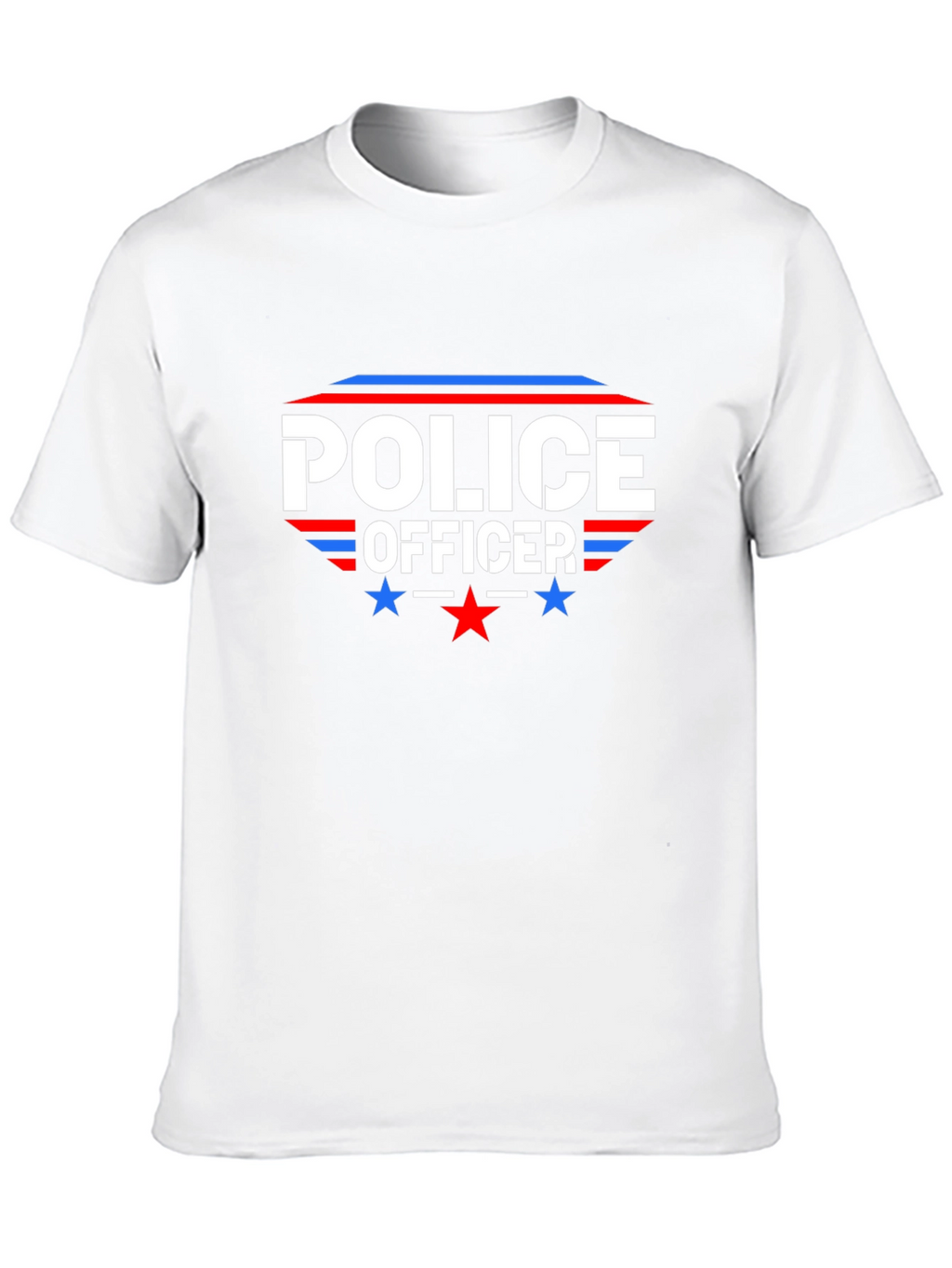 Police Officer Graphic T-Shirt
