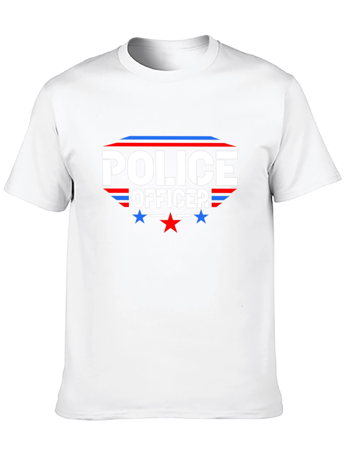 Police Officer Graphic T-Shirt