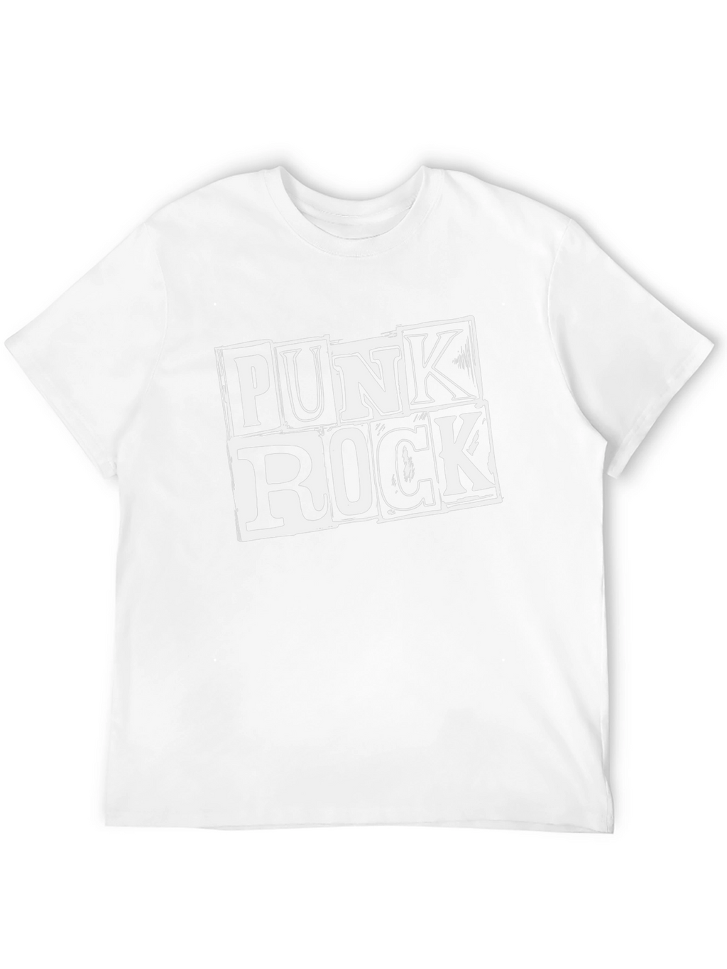Punk Rock Graphic T-Shirt - Black