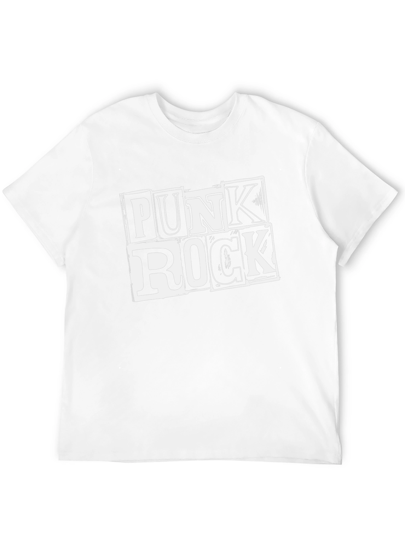 Punk Rock Graphic T-Shirt - Black