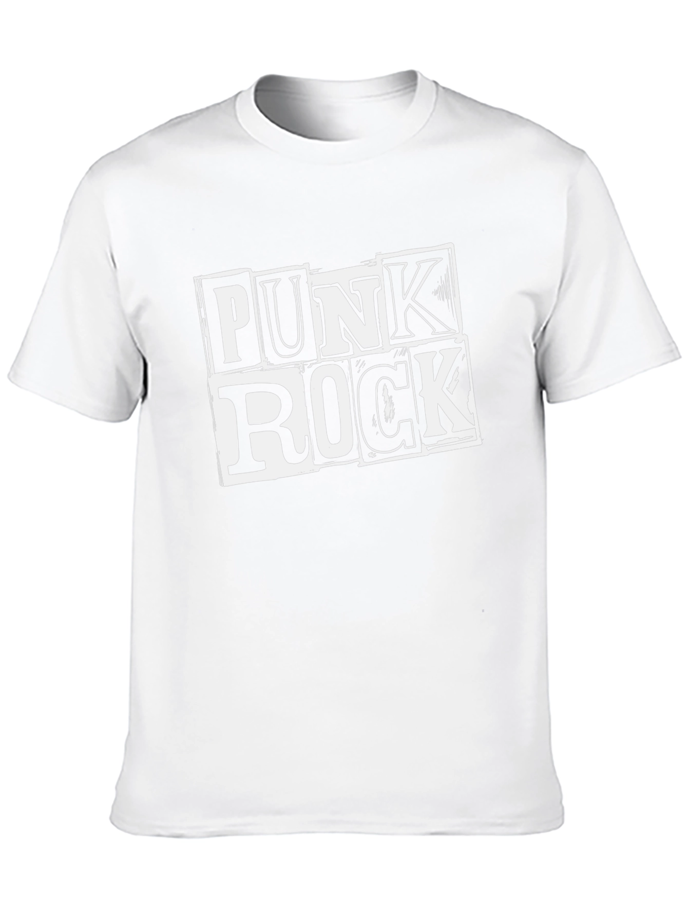 Punk Rock Graphic T-Shirt - Black