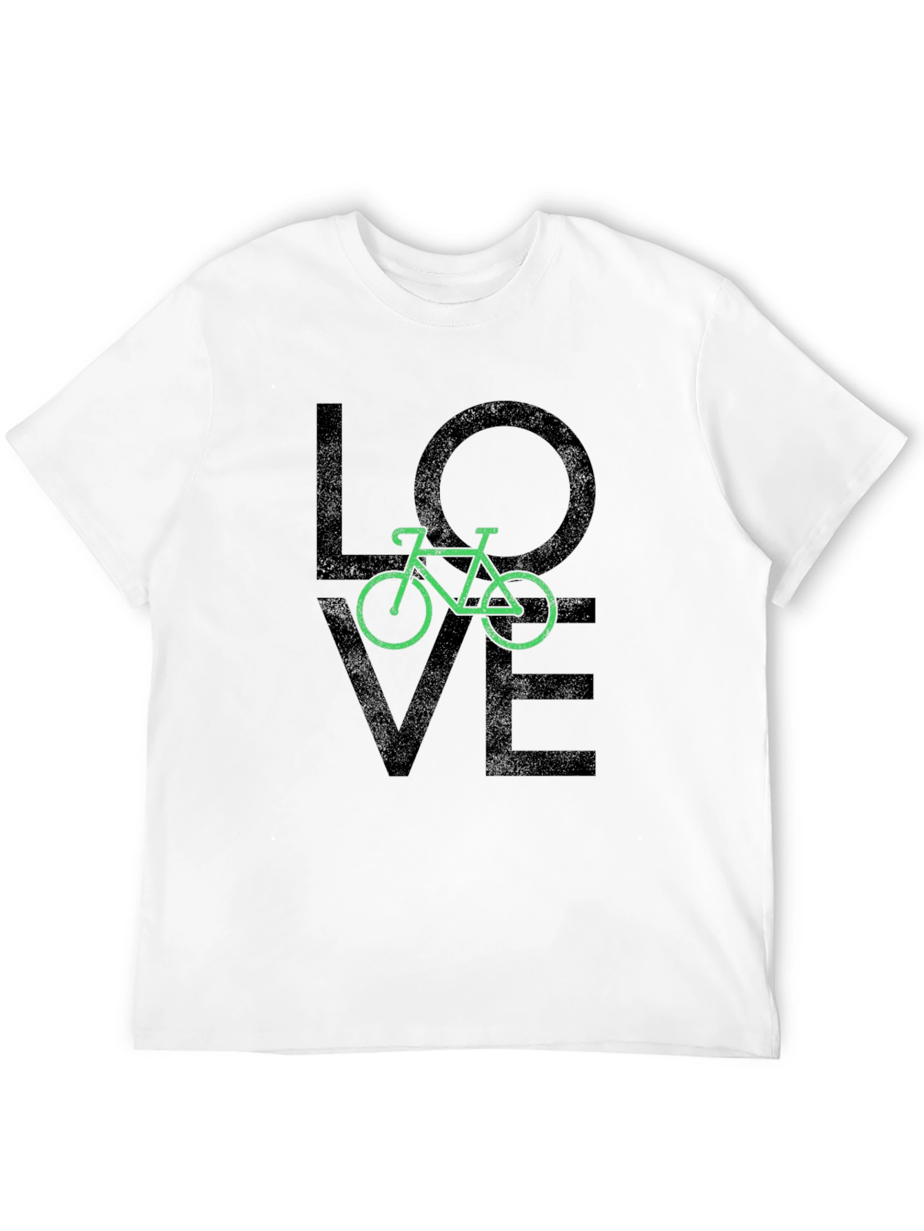 Love Bicycle Graphic Tee - Black
