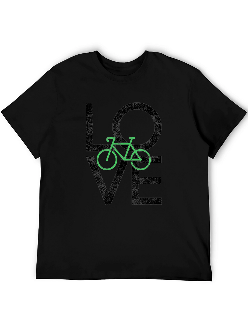 Love Bicycle Graphic Tee - Black