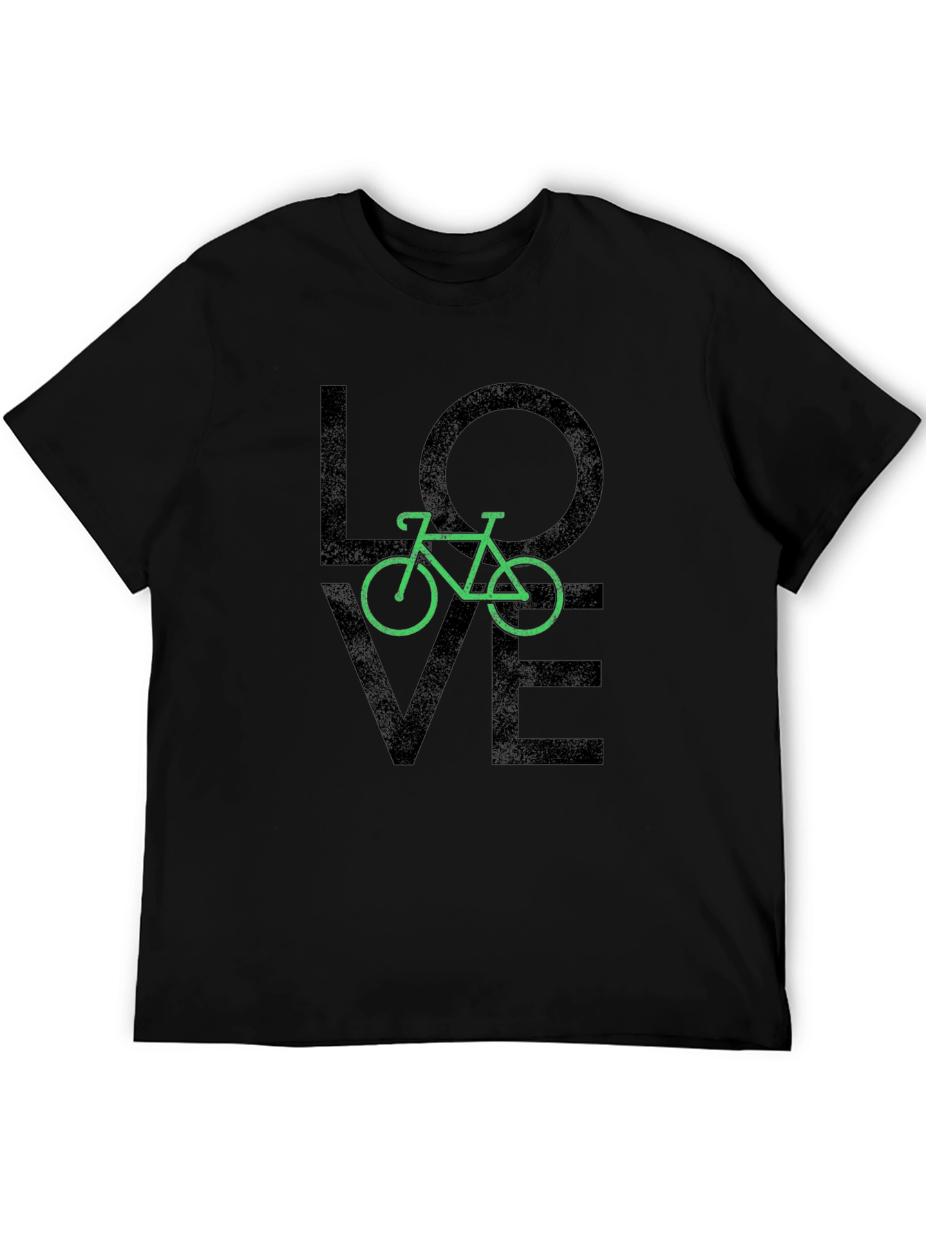 Love Bicycle Graphic Tee - Black