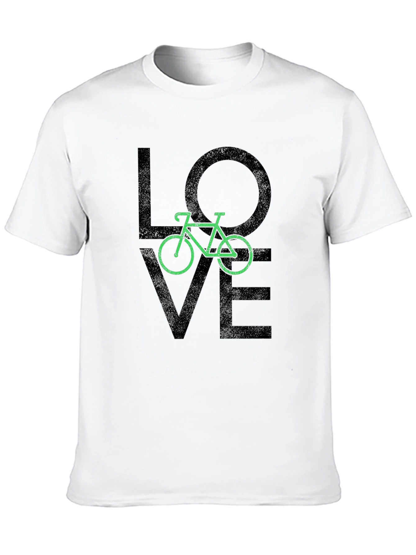 Love Bicycle Graphic Tee - Black
