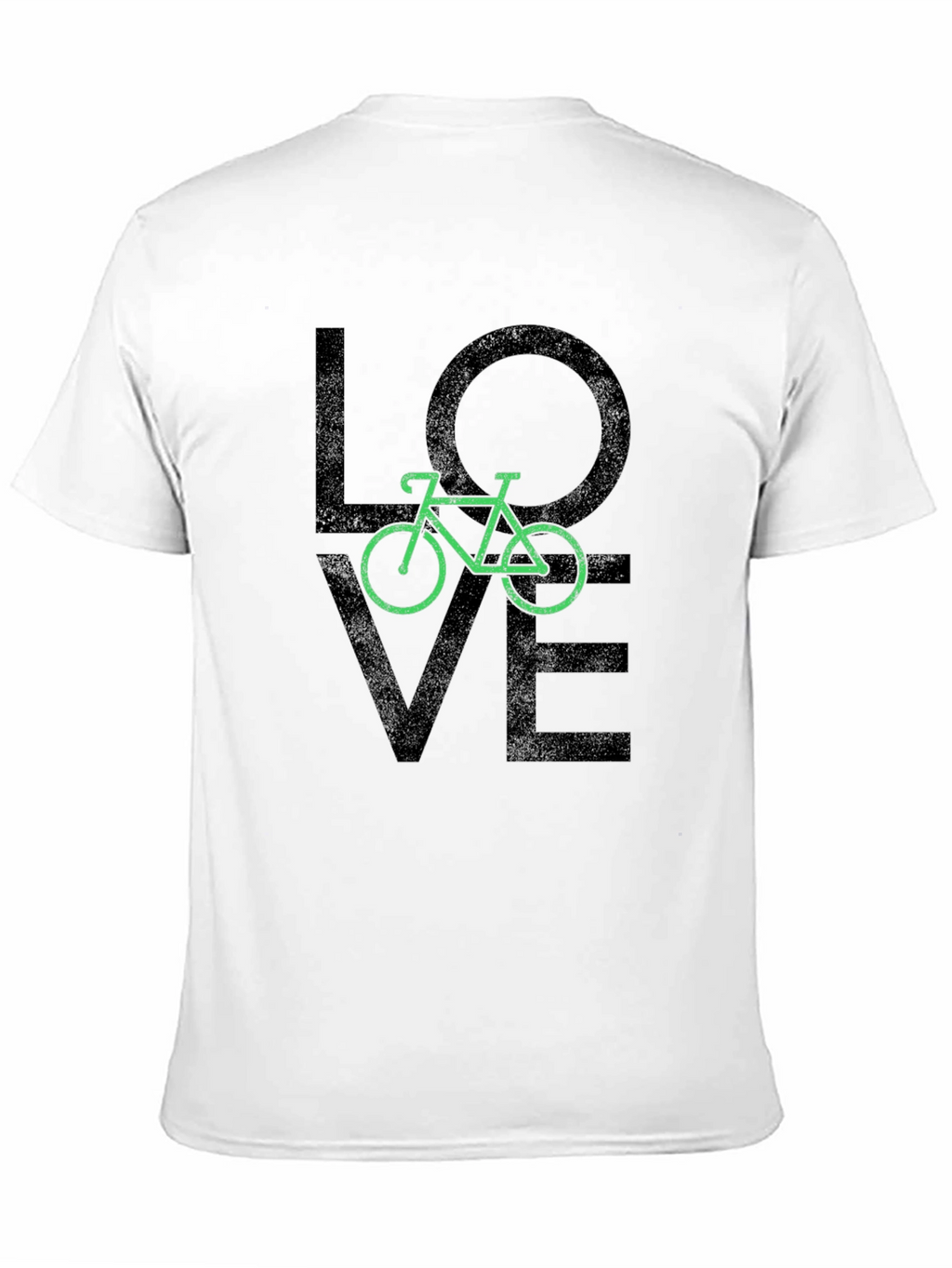 Love Bicycle Graphic Tee - Black