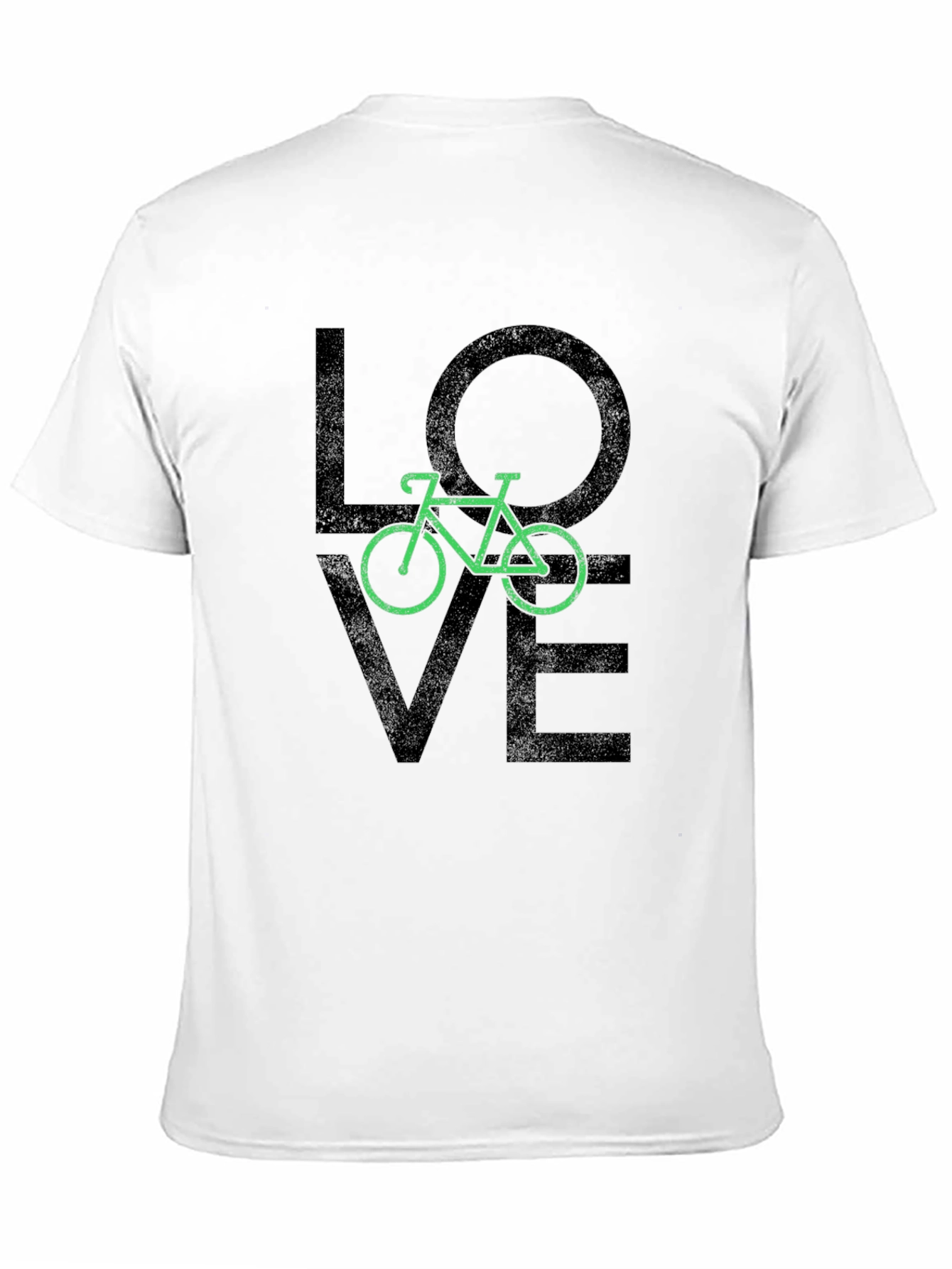 Love Bicycle Graphic Tee - Black