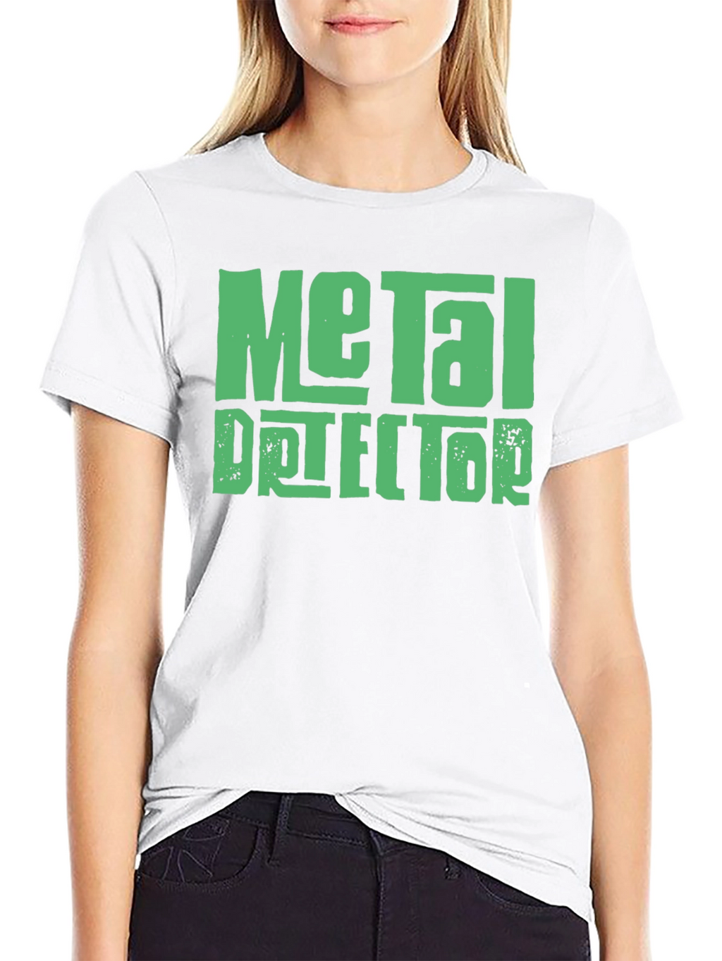 Metal Detector Graphic Tee - Black T-Shirt