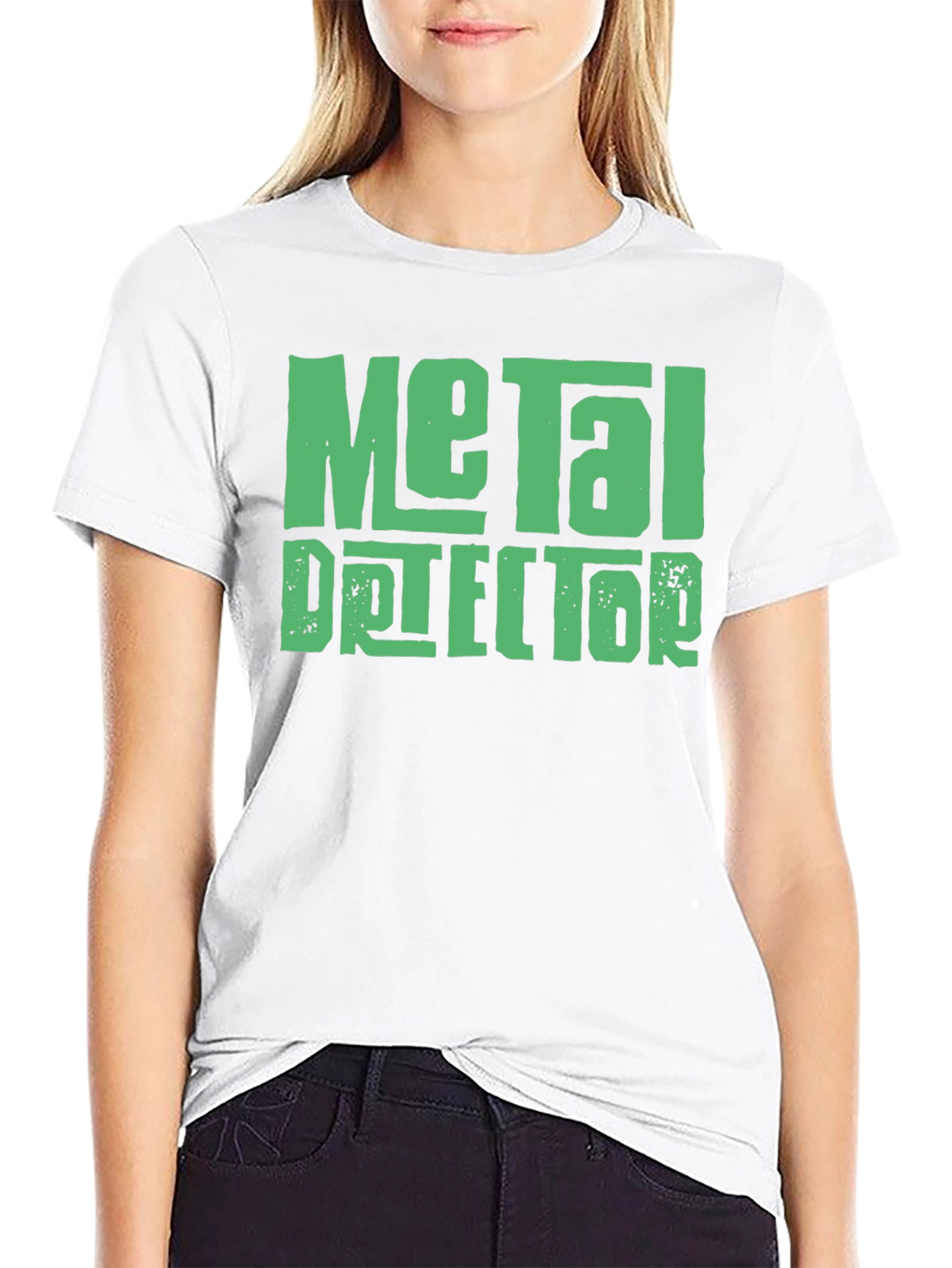 Metal Detector Graphic Tee - Black T-Shirt