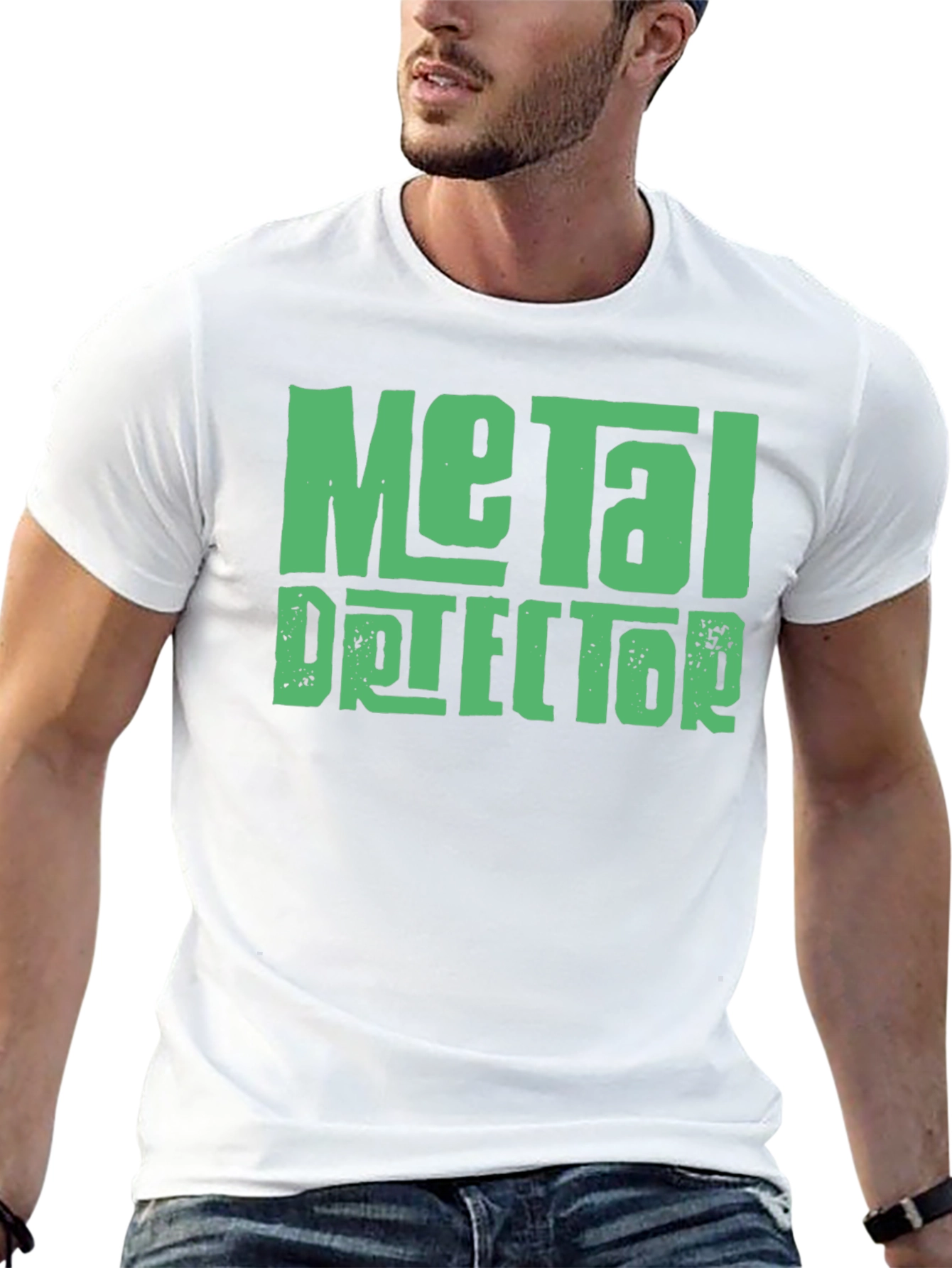 Metal Detector Graphic Tee - Black T-Shirt