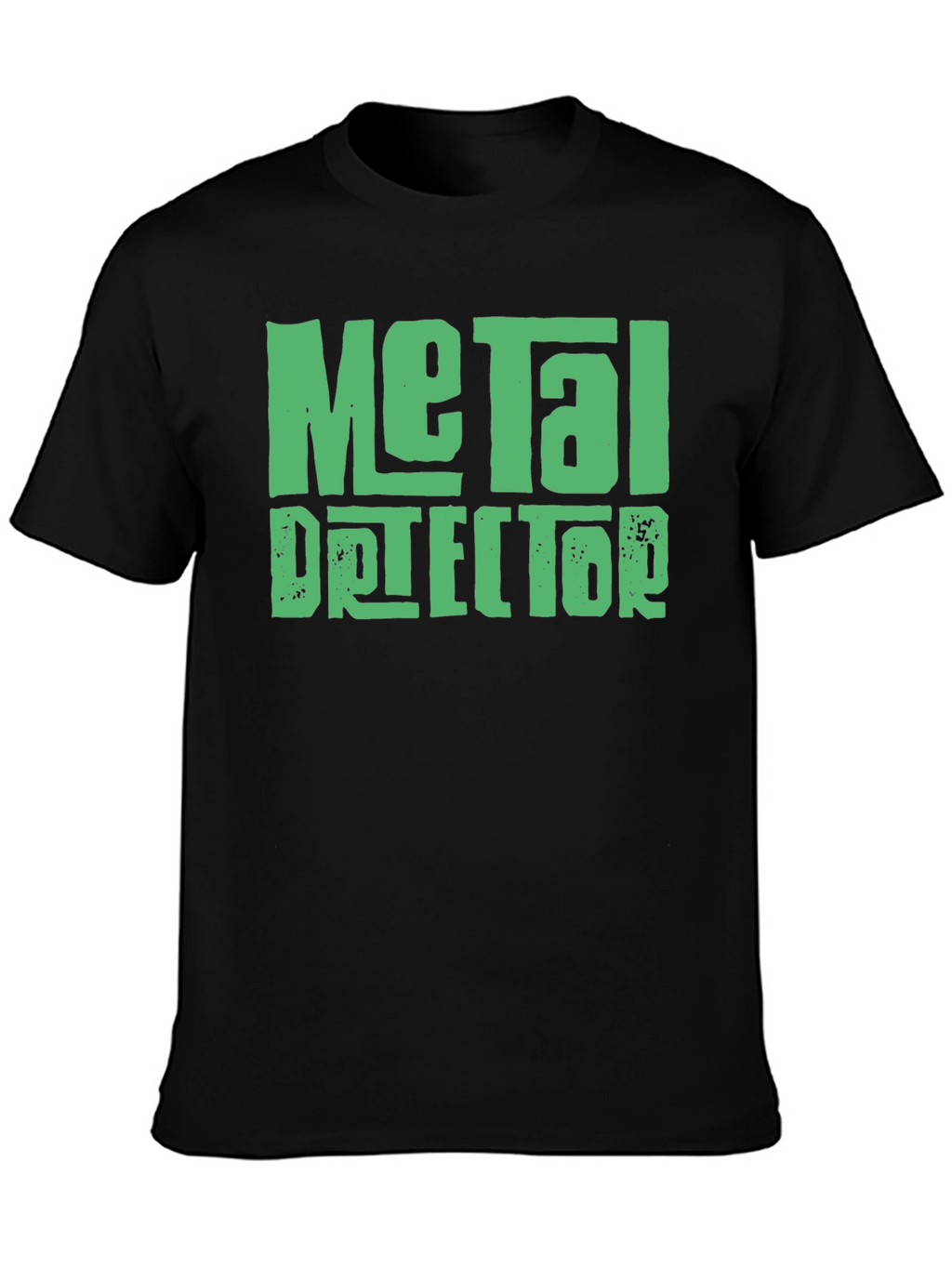 Metal Detector Graphic Tee - Black T-Shirt