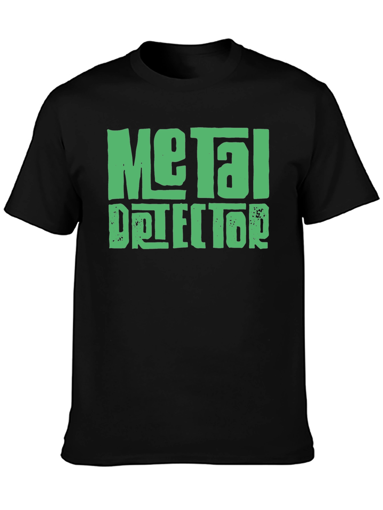 Metal Detector Graphic Tee - Black T-Shirt