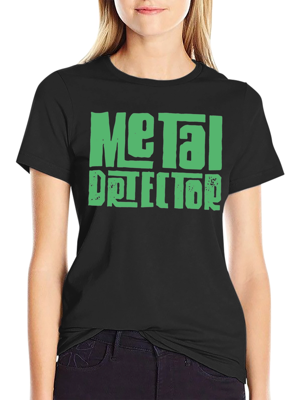 Metal Detector Graphic Tee - Black T-Shirt