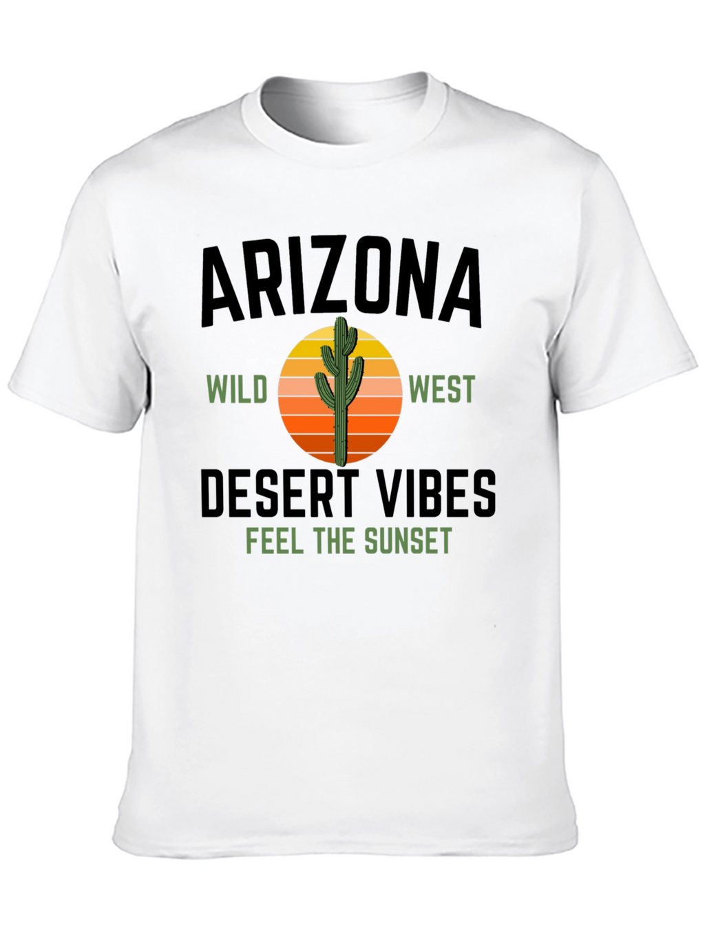Arizona Desert Vibes Graphic Tee - Black