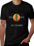 Arizona Desert Vibes Graphic Tee - Black