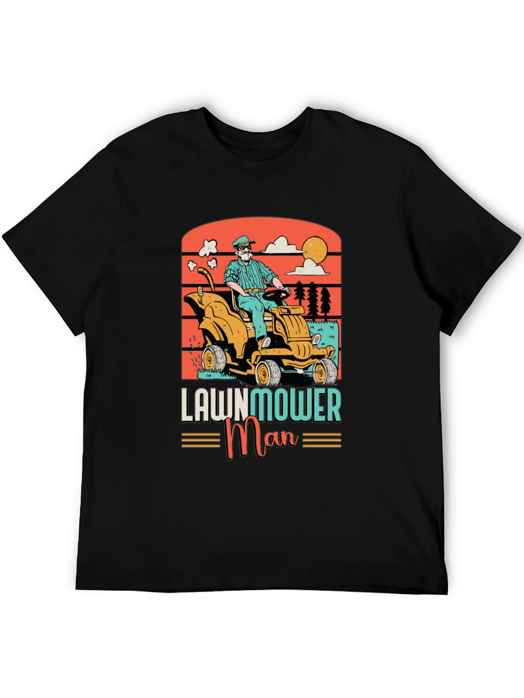 Lawnmower Man Graphic Tee - Retro Style