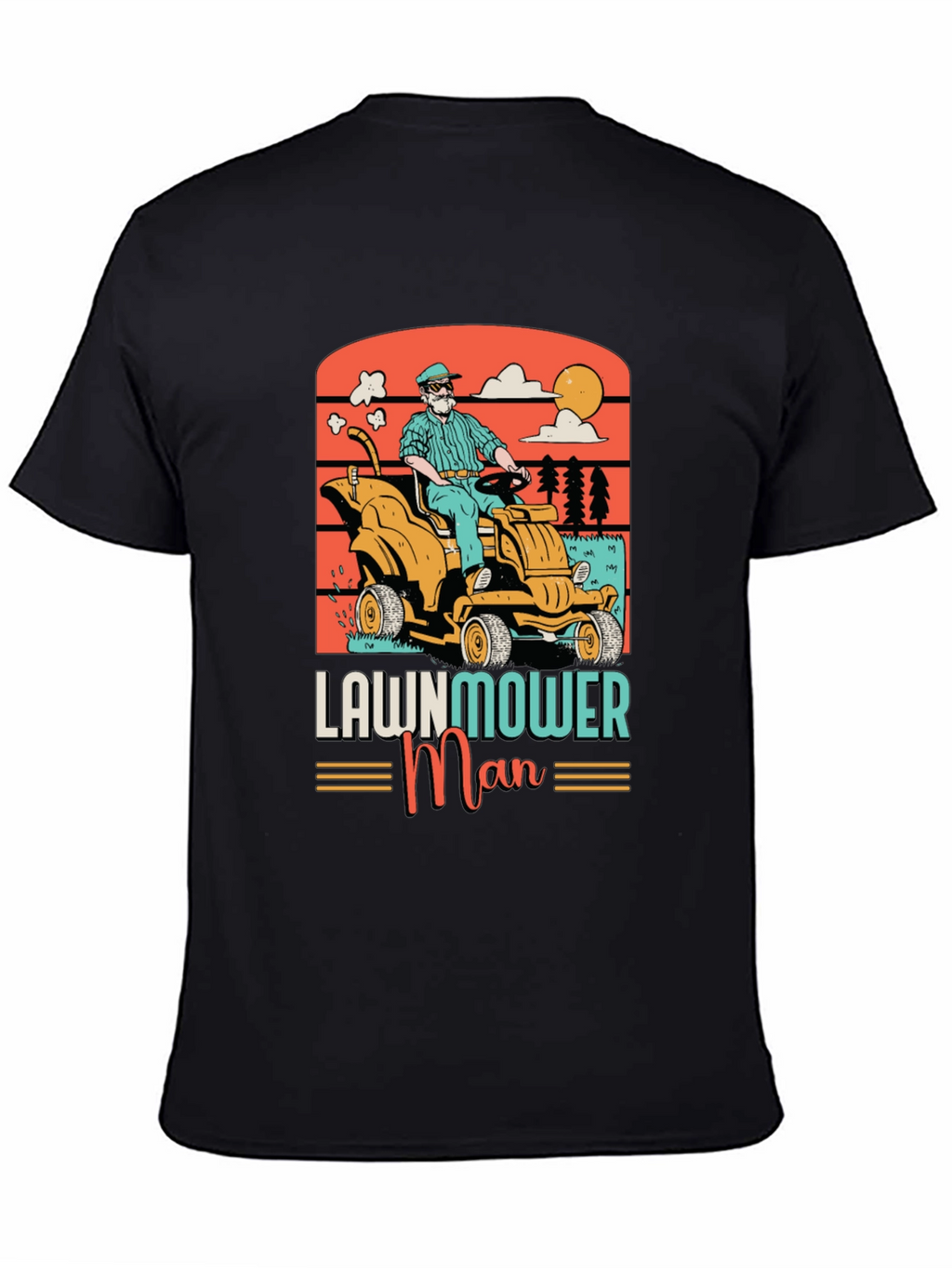 Lawnmower Man Graphic Tee - Retro Style