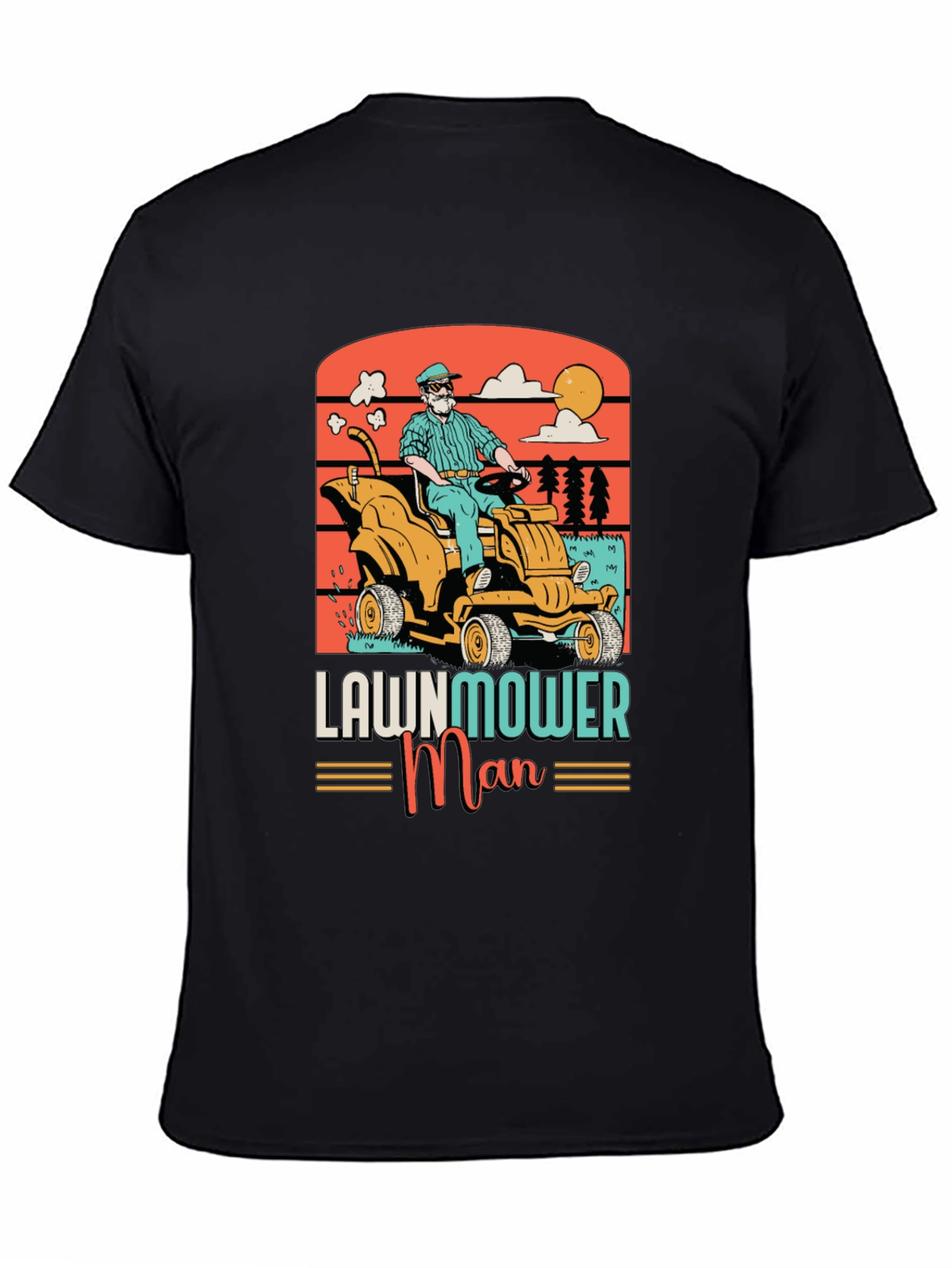 Lawnmower Man Graphic Tee - Retro Style