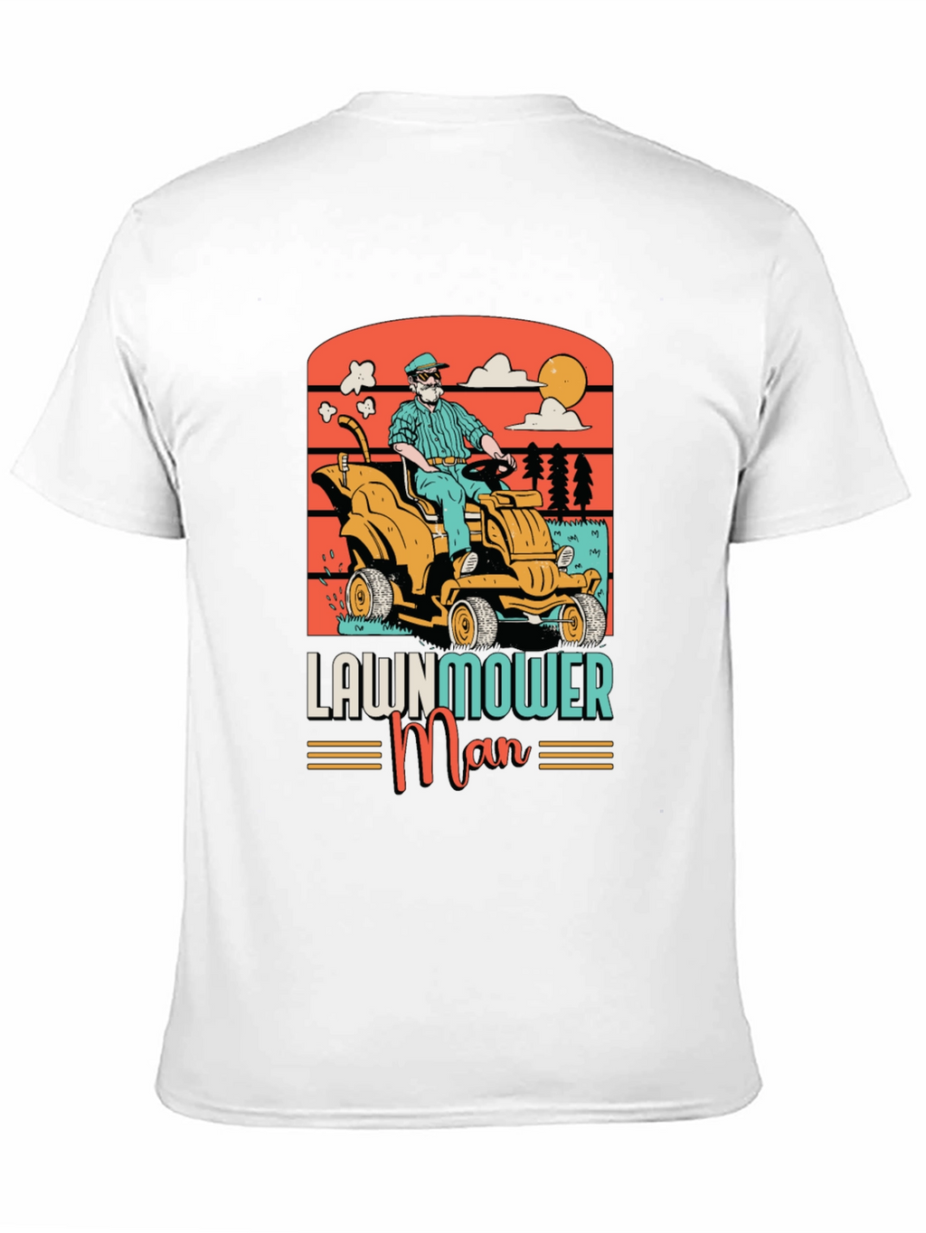 Lawnmower Man Graphic Tee - Retro Style