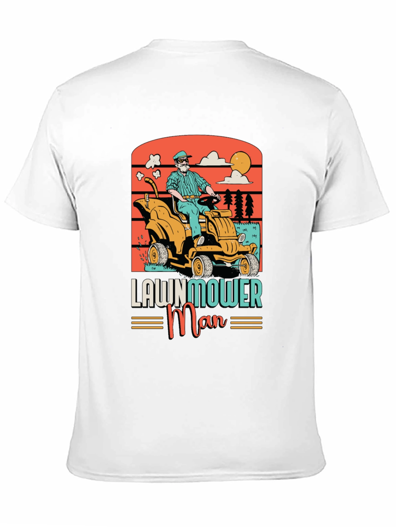 Lawnmower Man Graphic Tee - Retro Style