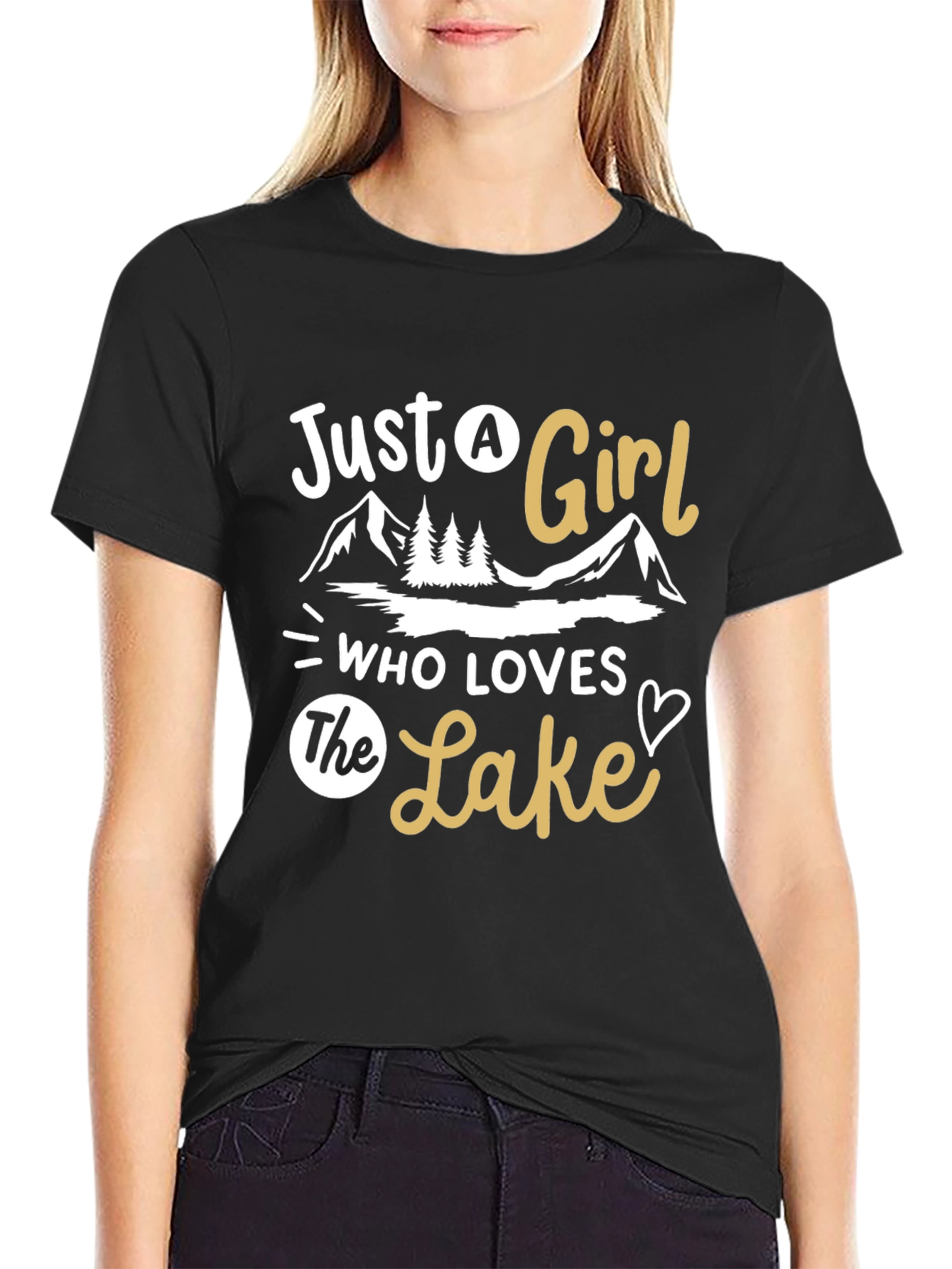 Lake Lover T-Shirt - Just A Girl Who Loves The Lake