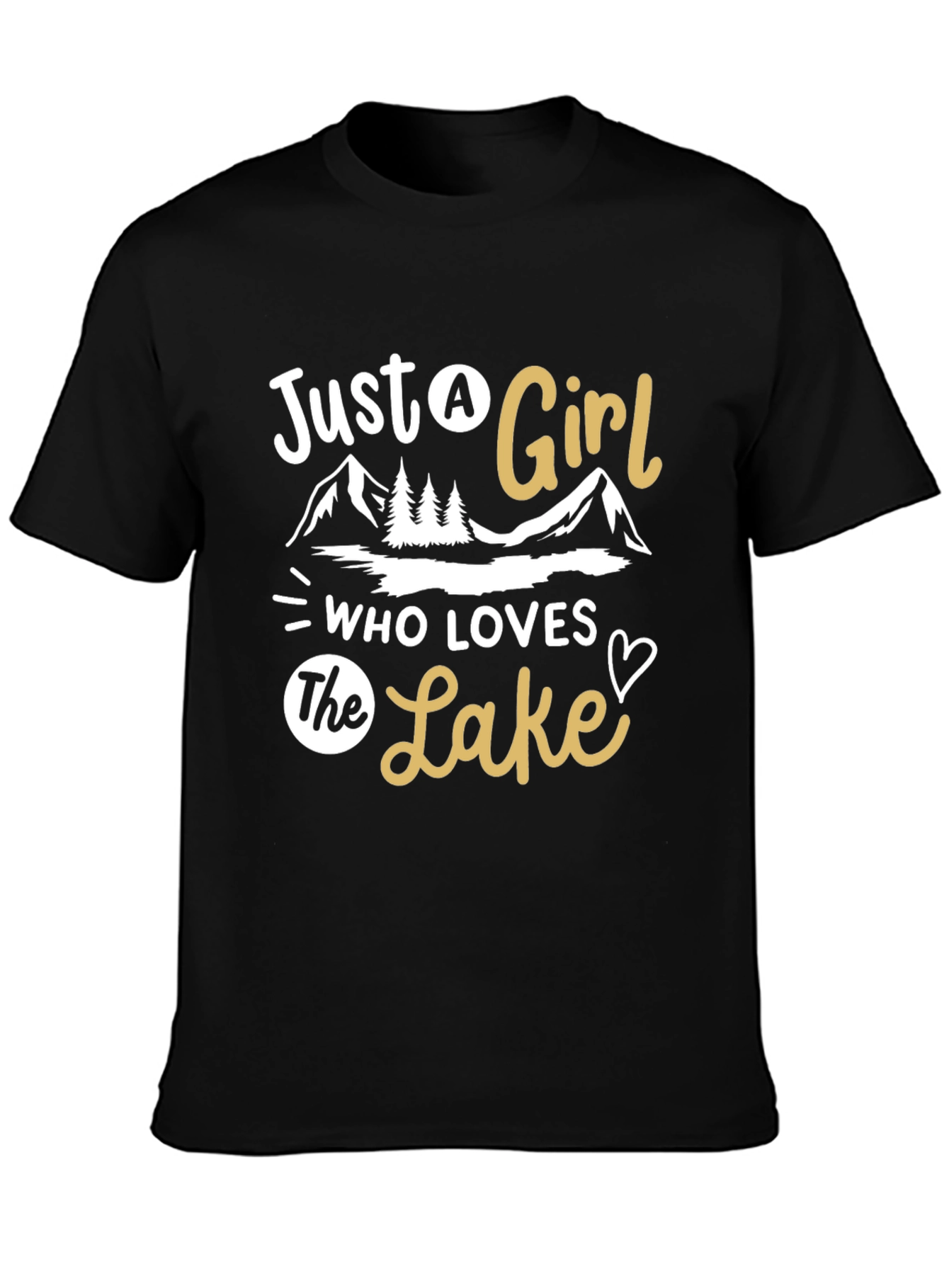 Lake Lover T-Shirt - Just A Girl Who Loves The Lake