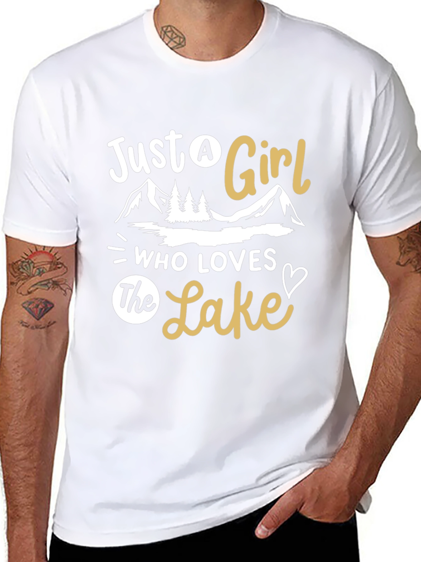 Lake Lover T-Shirt - Just A Girl Who Loves The Lake