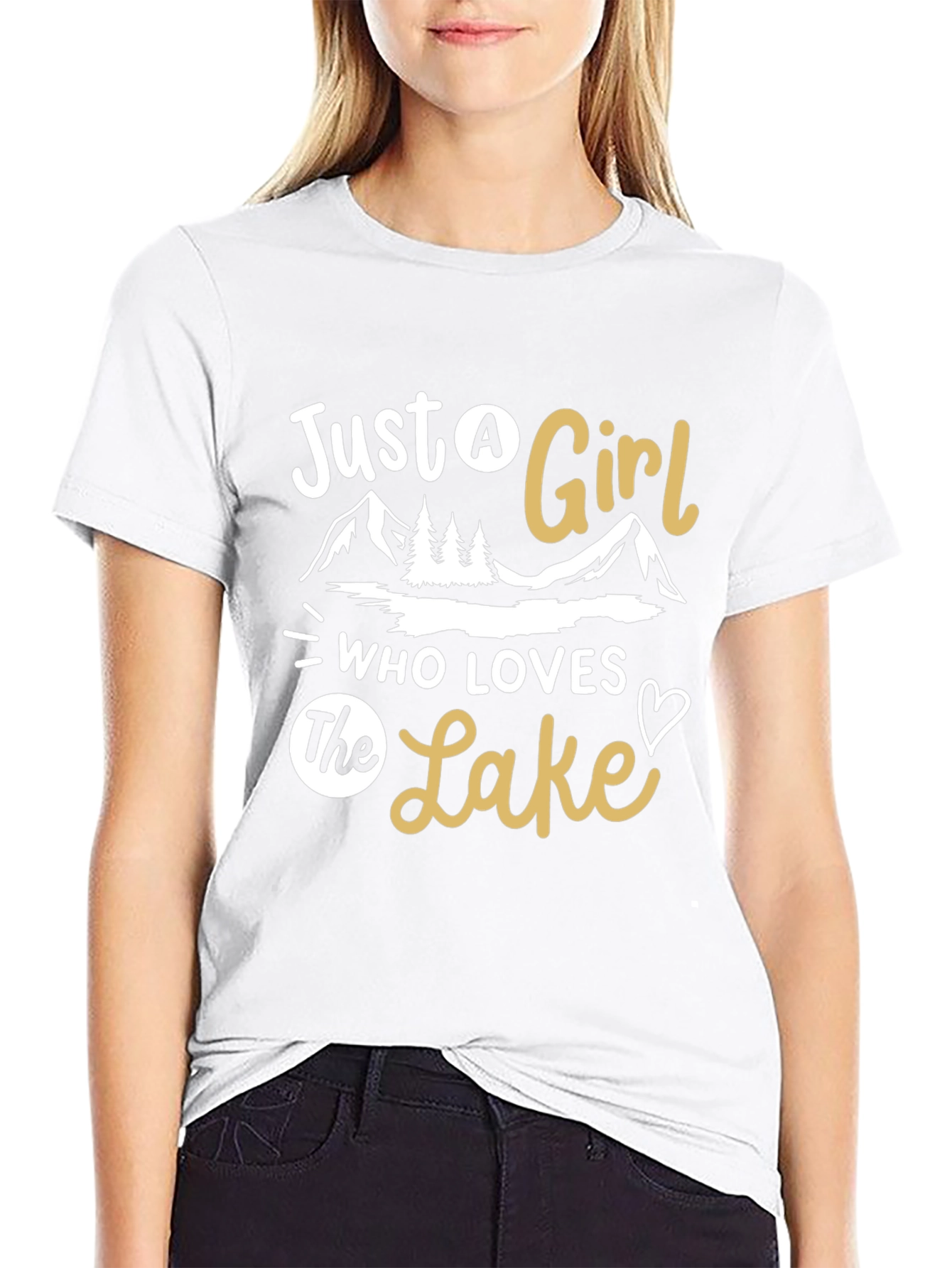 Lake Lover T-Shirt - Just A Girl Who Loves The Lake