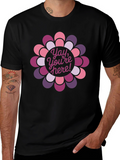 Yay Youre Here! Floral Graphic Tee