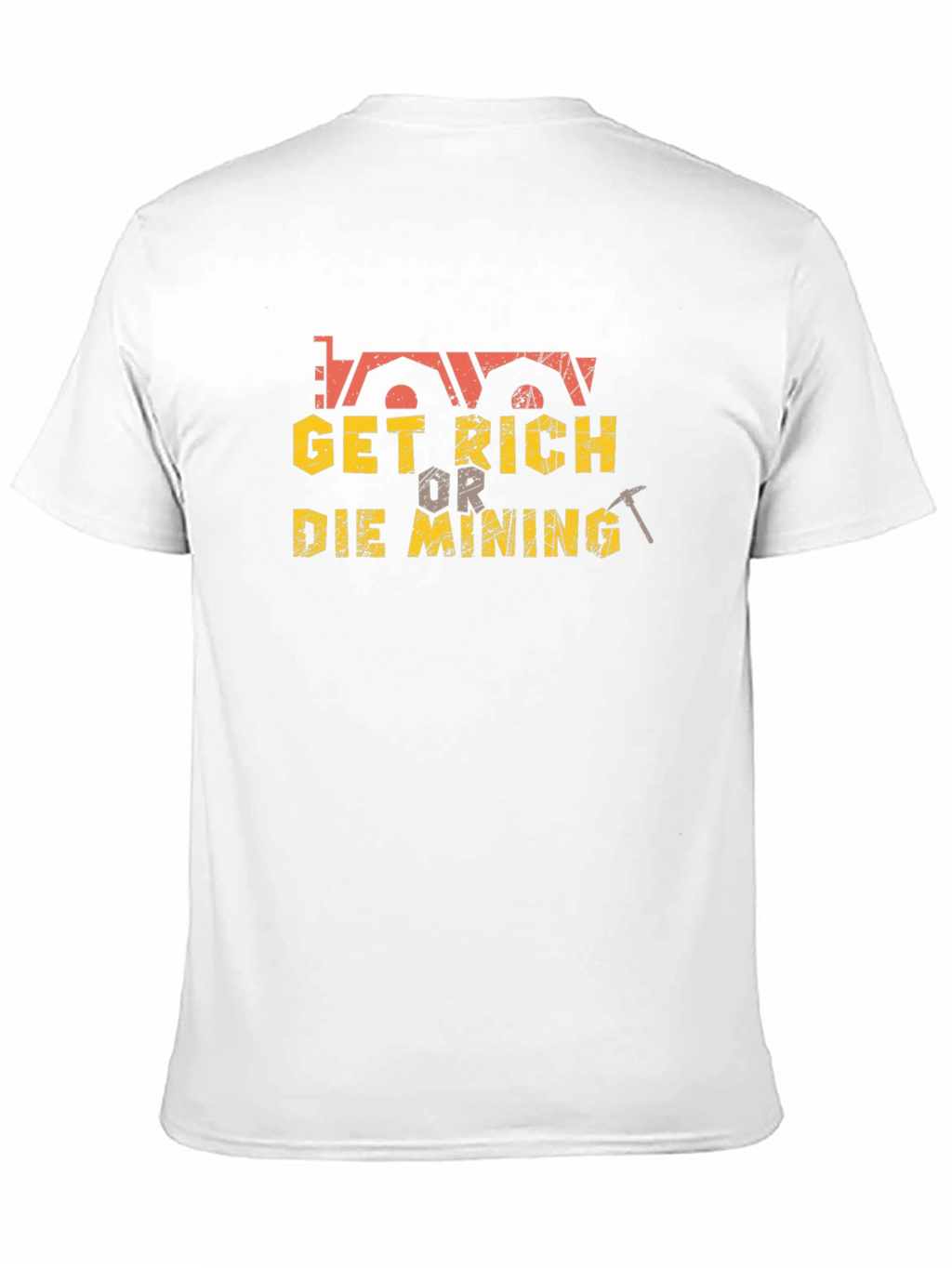 Get Rich or Die Mining T-Shirt - Black